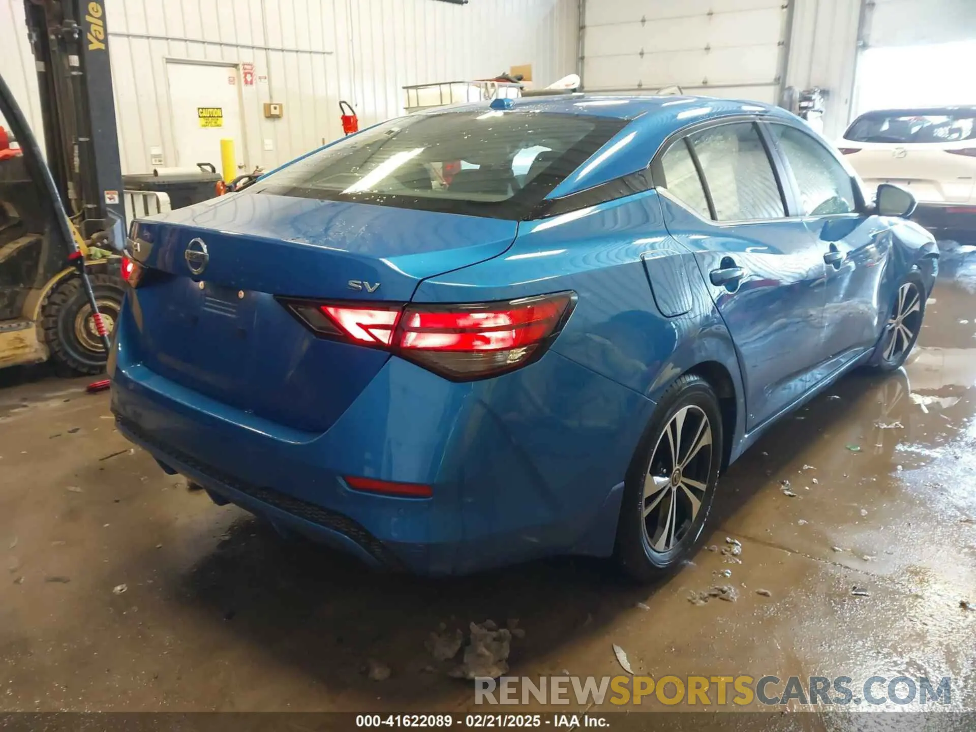 4 fotografías del automóvil dañado 3N1AB8CV6NY217461 NISSAN SENTRA 2022