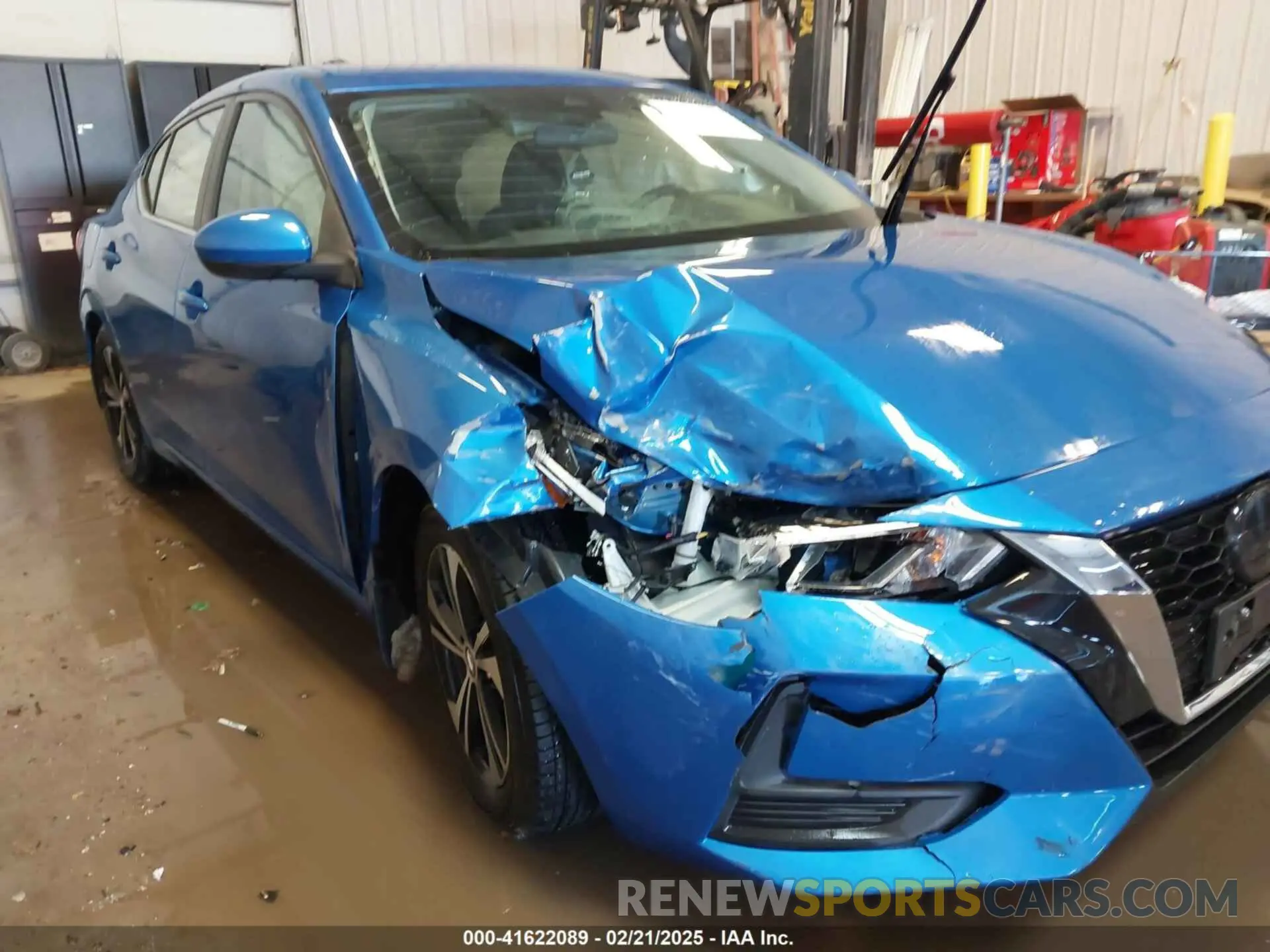 6 fotografías del automóvil dañado 3N1AB8CV6NY217461 NISSAN SENTRA 2022