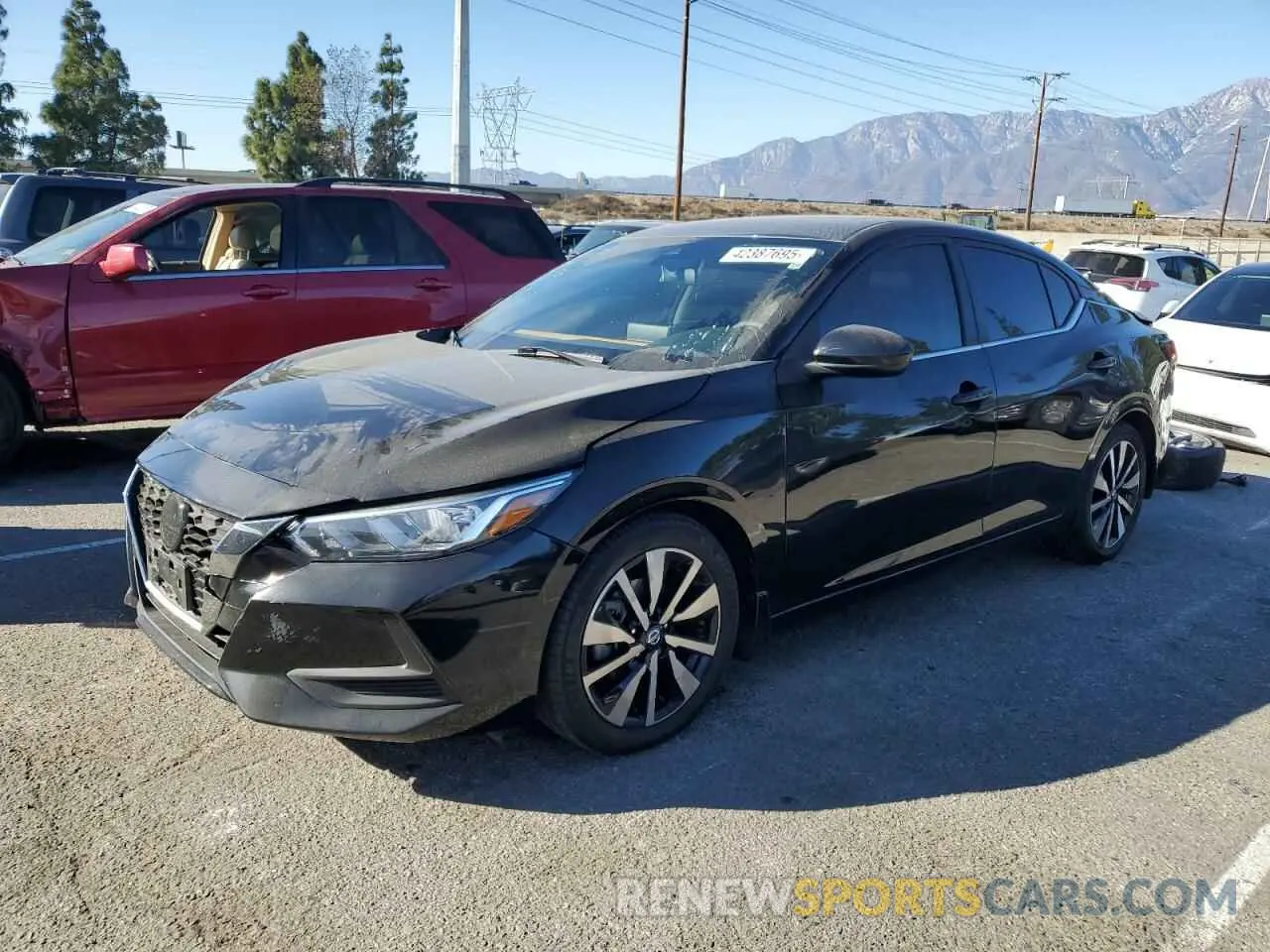 1 fotografías del automóvil dañado 3N1AB8CV6NY220490 NISSAN SENTRA 2022