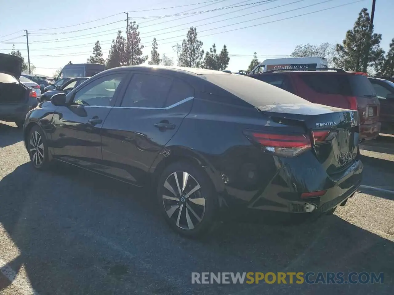 2 fotografías del automóvil dañado 3N1AB8CV6NY220490 NISSAN SENTRA 2022