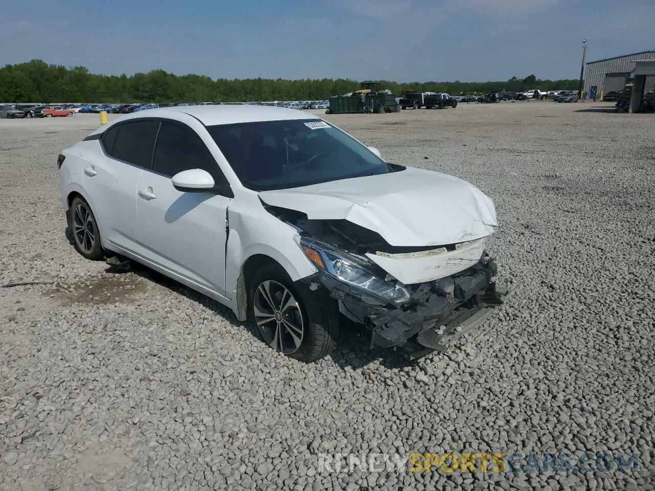 4 fotografías del automóvil dañado 3N1AB8CV6NY229853 NISSAN SENTRA 2022