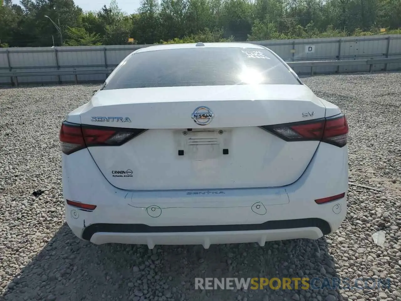6 fotografías del automóvil dañado 3N1AB8CV6NY229853 NISSAN SENTRA 2022
