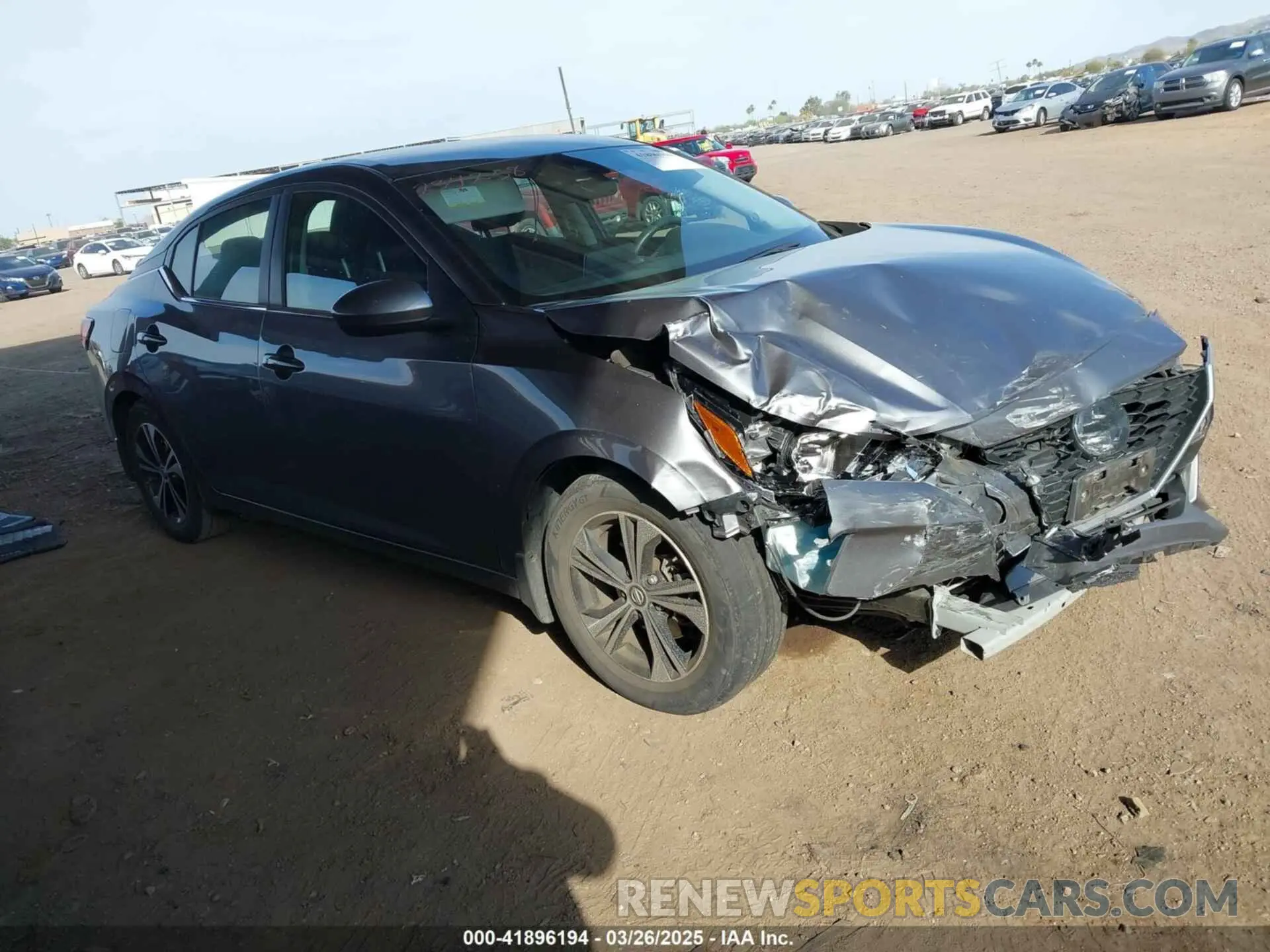 1 fotografías del automóvil dañado 3N1AB8CV6NY234258 NISSAN SENTRA 2022