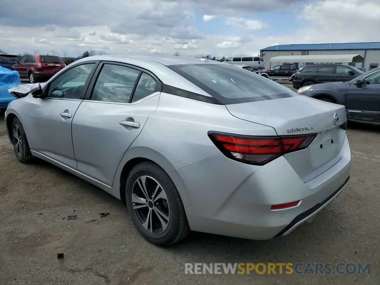 2 fotografías del automóvil dañado 3N1AB8CV6NY241565 NISSAN SENTRA 2022