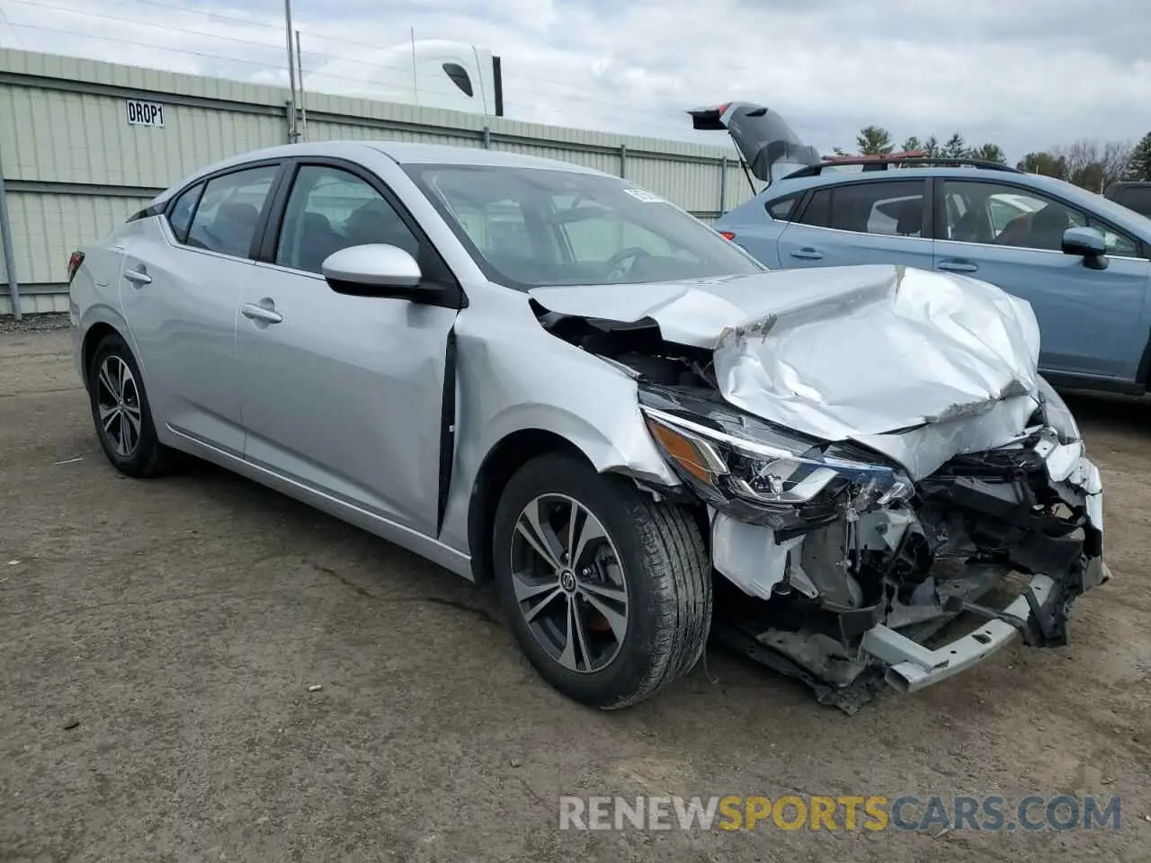4 fotografías del automóvil dañado 3N1AB8CV6NY241565 NISSAN SENTRA 2022