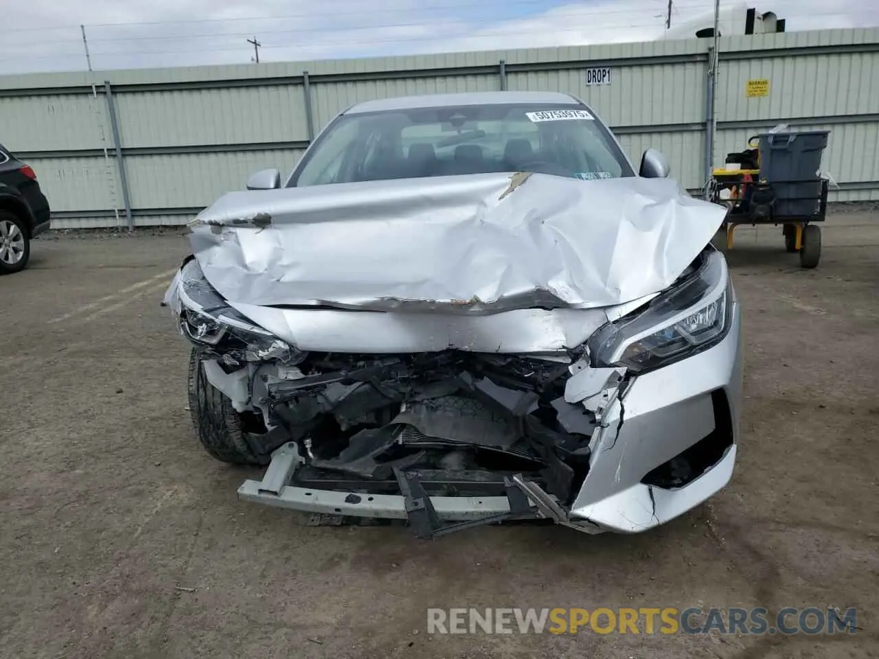 5 fotografías del automóvil dañado 3N1AB8CV6NY241565 NISSAN SENTRA 2022