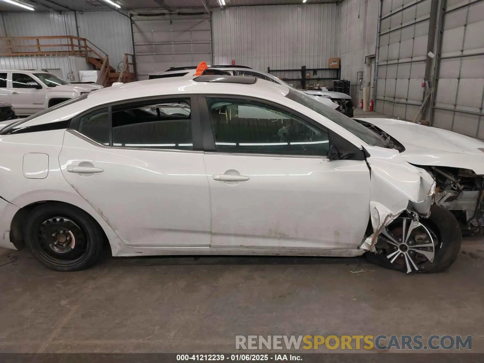 13 fotografías del automóvil dañado 3N1AB8CV6NY244580 NISSAN SENTRA 2022
