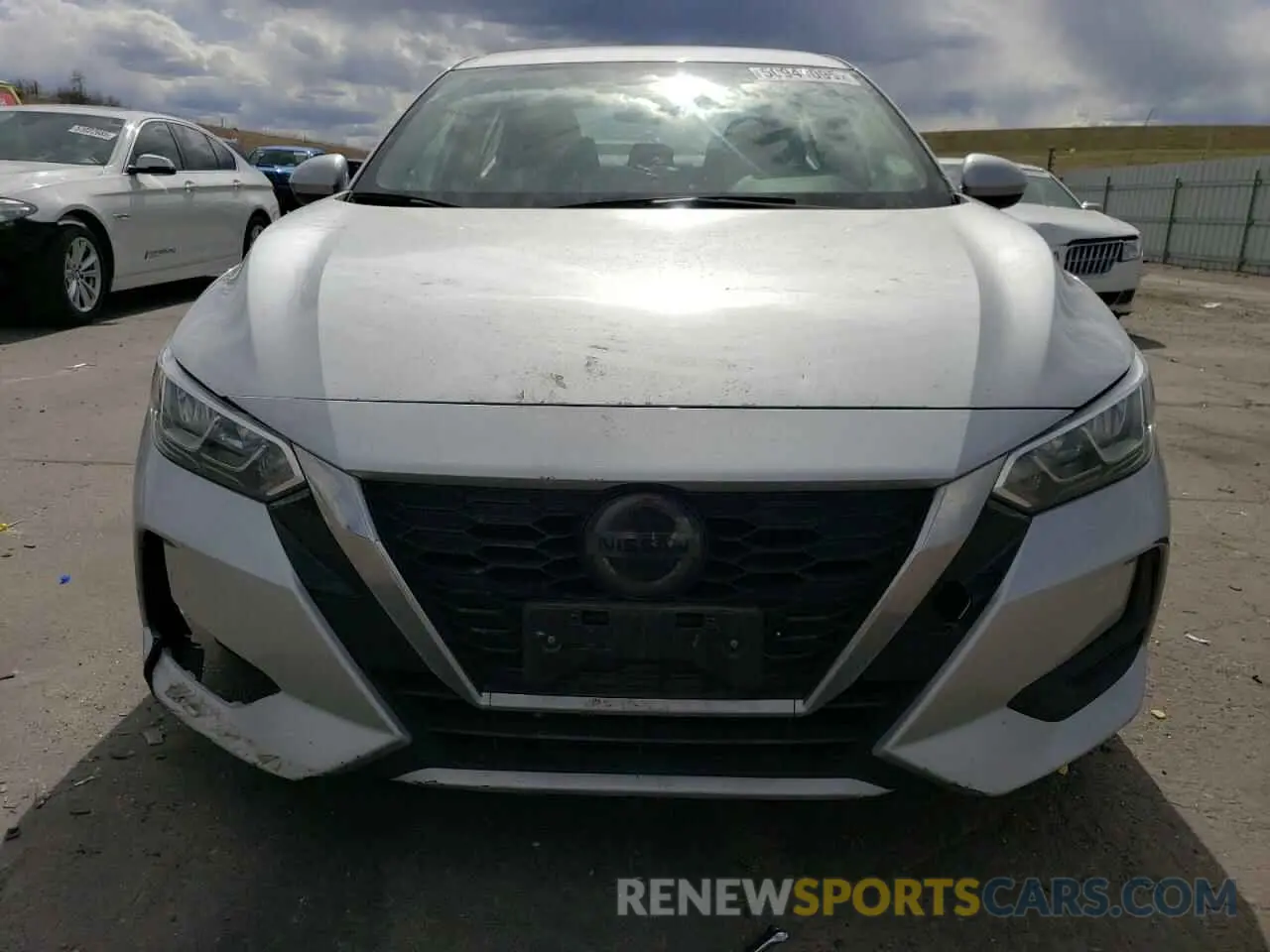 5 fotografías del automóvil dañado 3N1AB8CV6NY268409 NISSAN SENTRA 2022