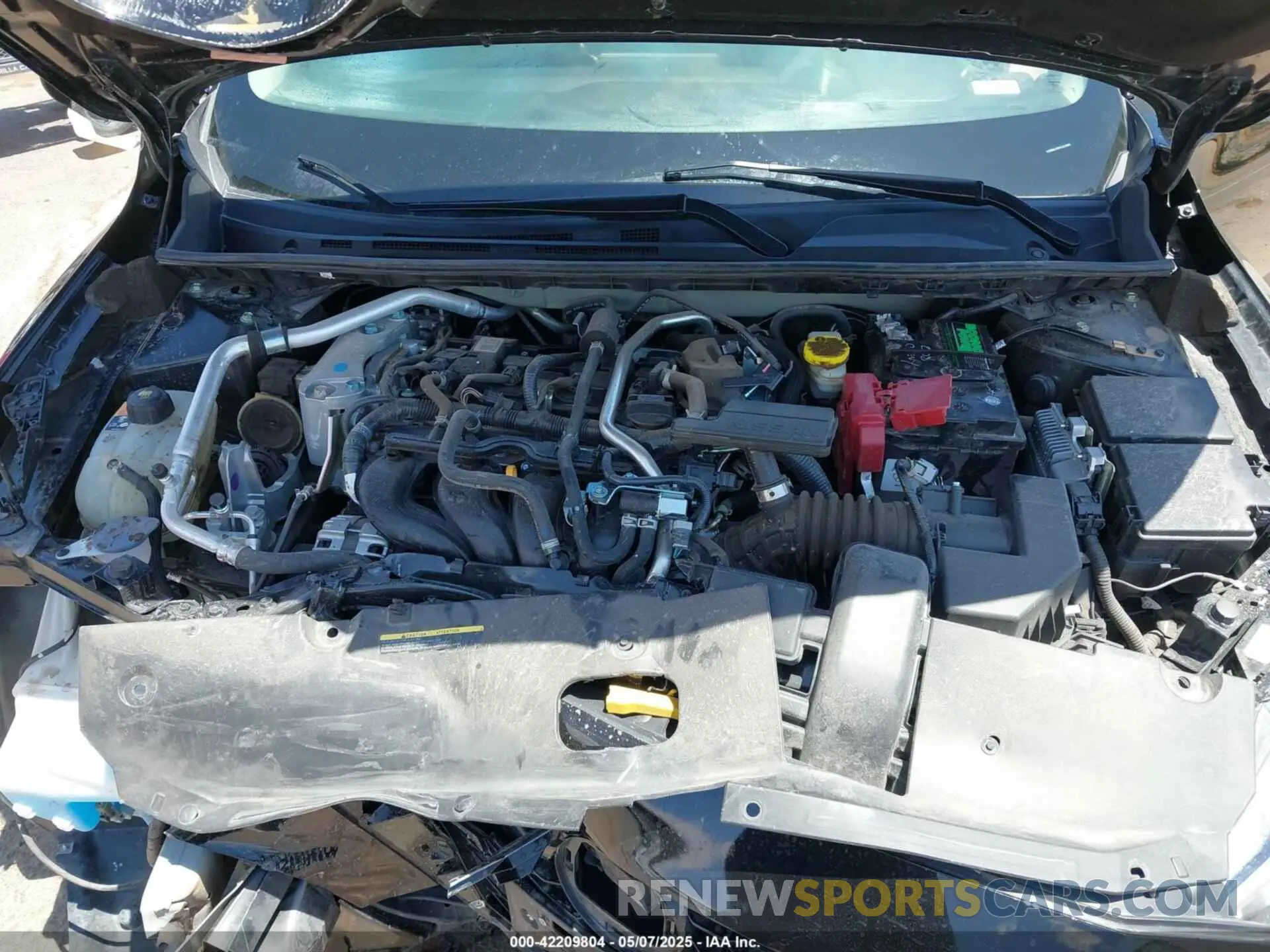 10 fotografías del automóvil dañado 3N1AB8CV6NY311503 NISSAN SENTRA 2022