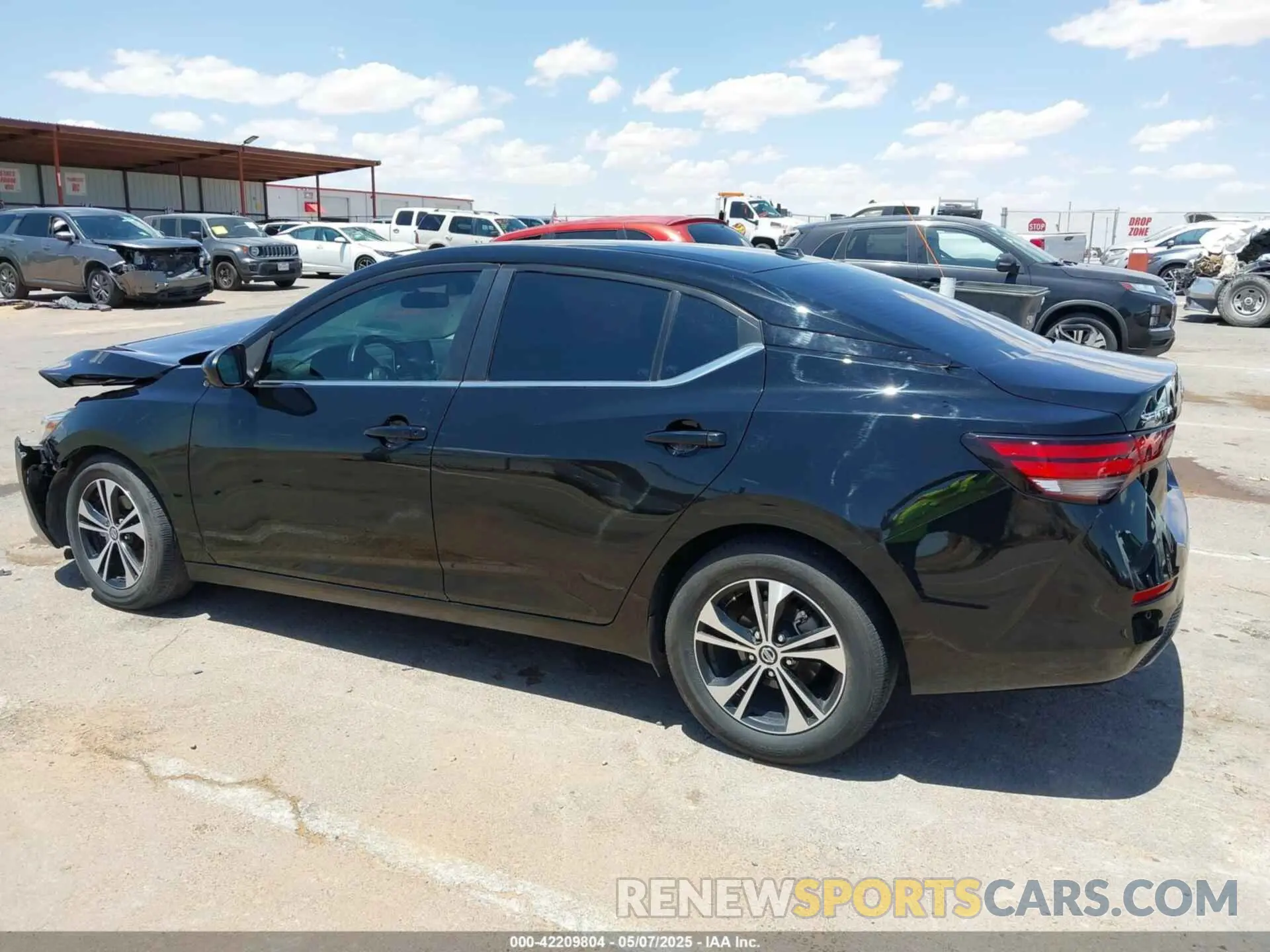 14 fotografías del automóvil dañado 3N1AB8CV6NY311503 NISSAN SENTRA 2022