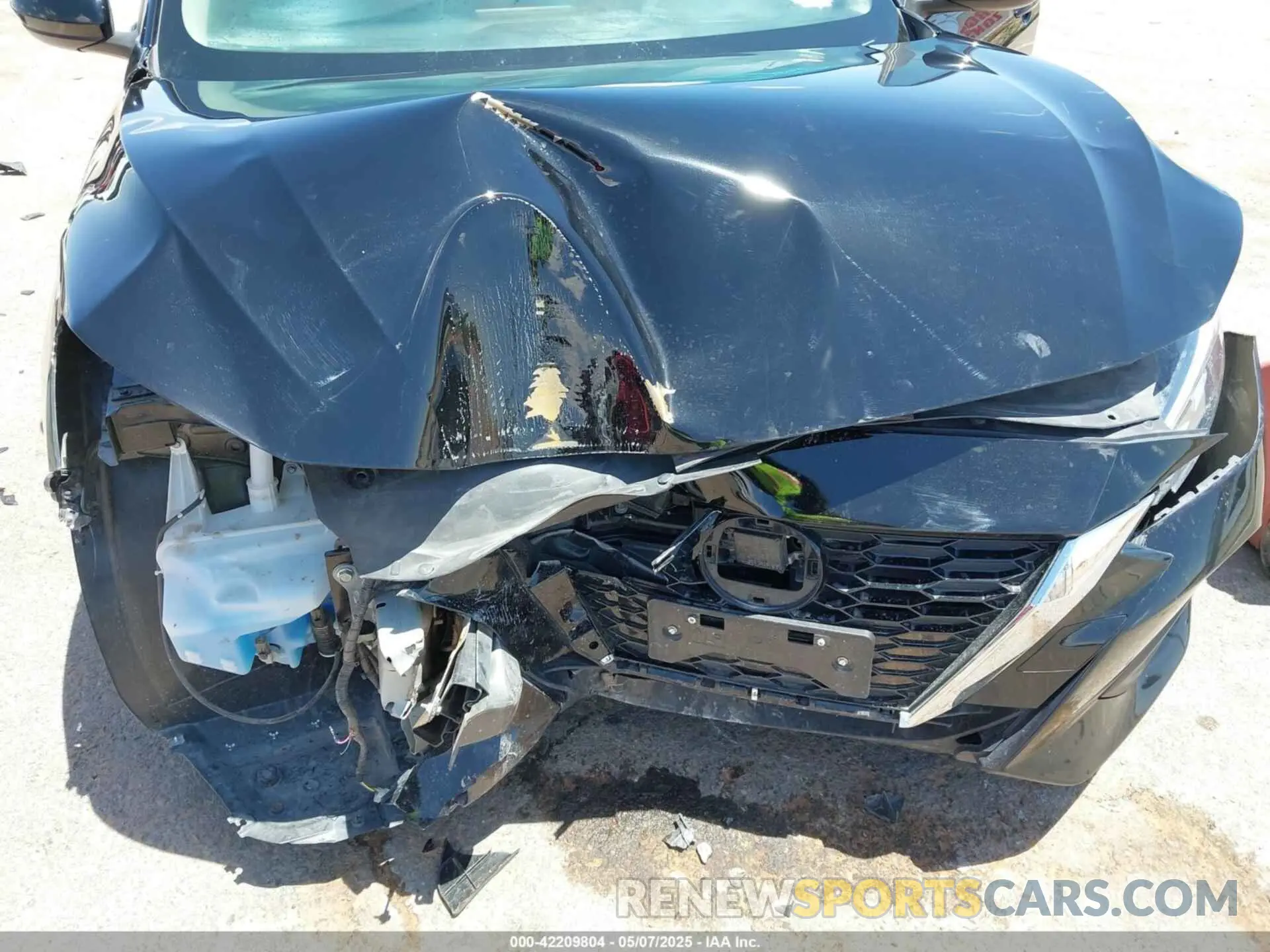 6 fotografías del automóvil dañado 3N1AB8CV6NY311503 NISSAN SENTRA 2022