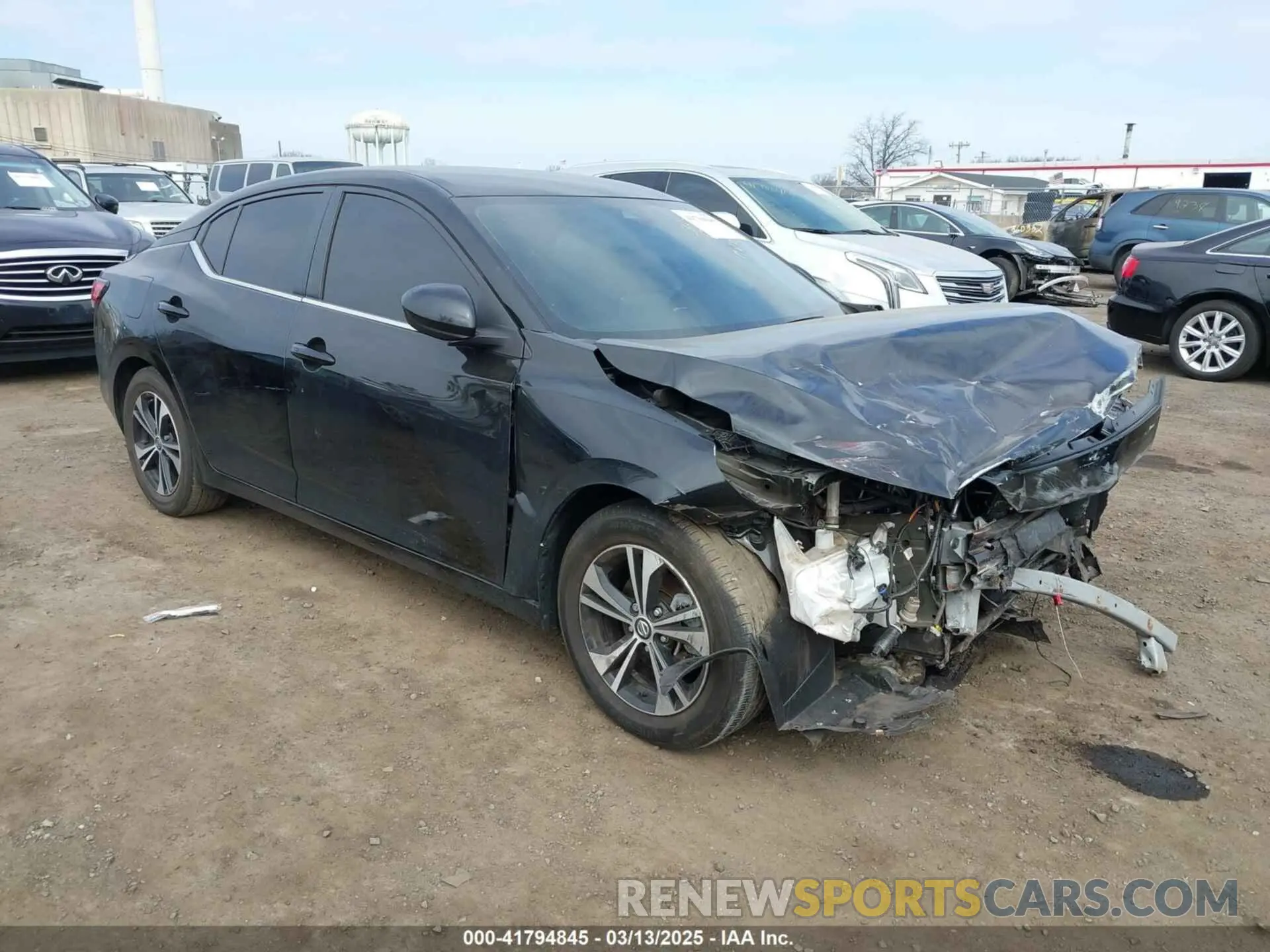 1 fotografías del automóvil dañado 3N1AB8CV6NY317771 NISSAN SENTRA 2022