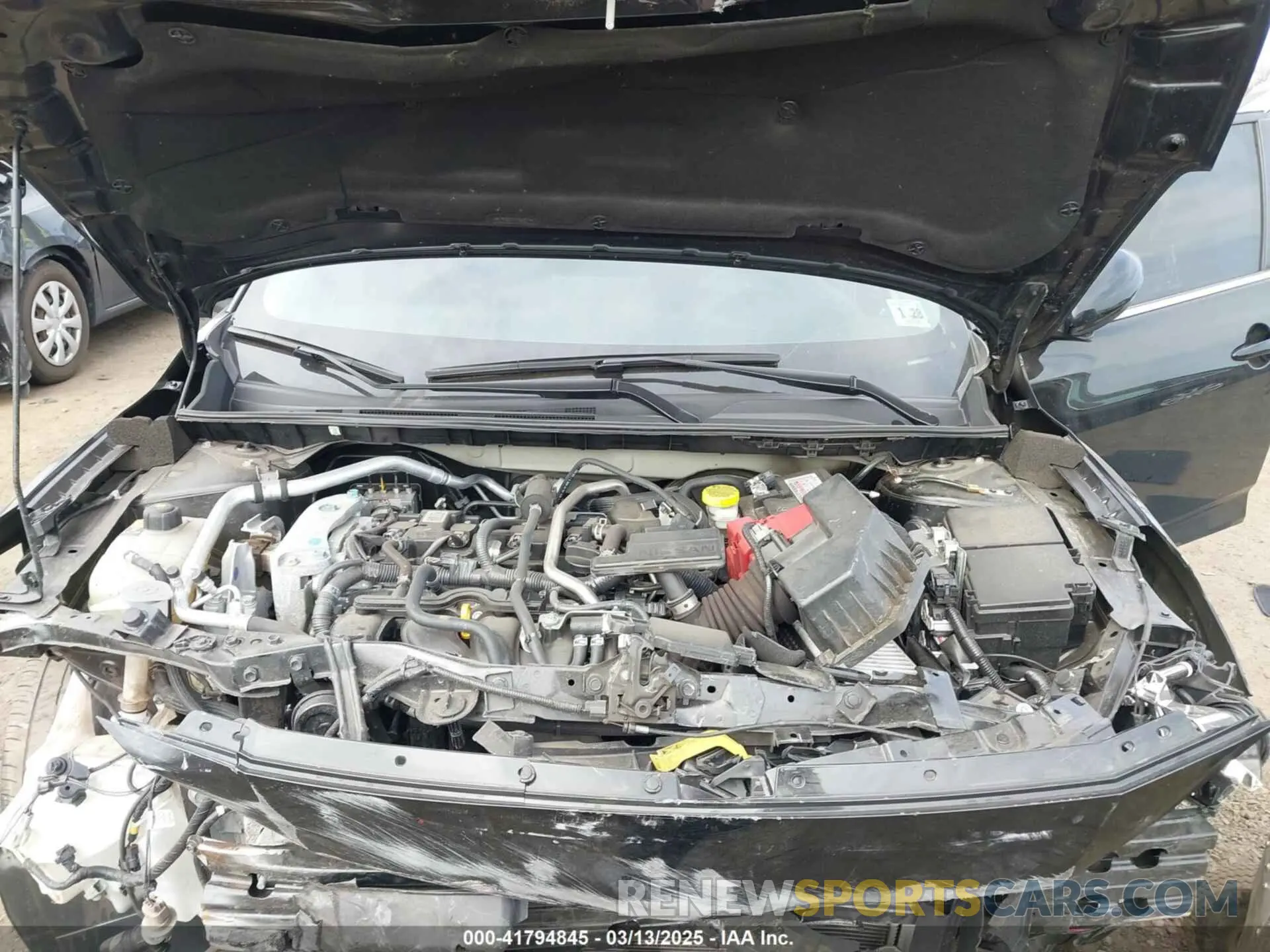 10 fotografías del automóvil dañado 3N1AB8CV6NY317771 NISSAN SENTRA 2022