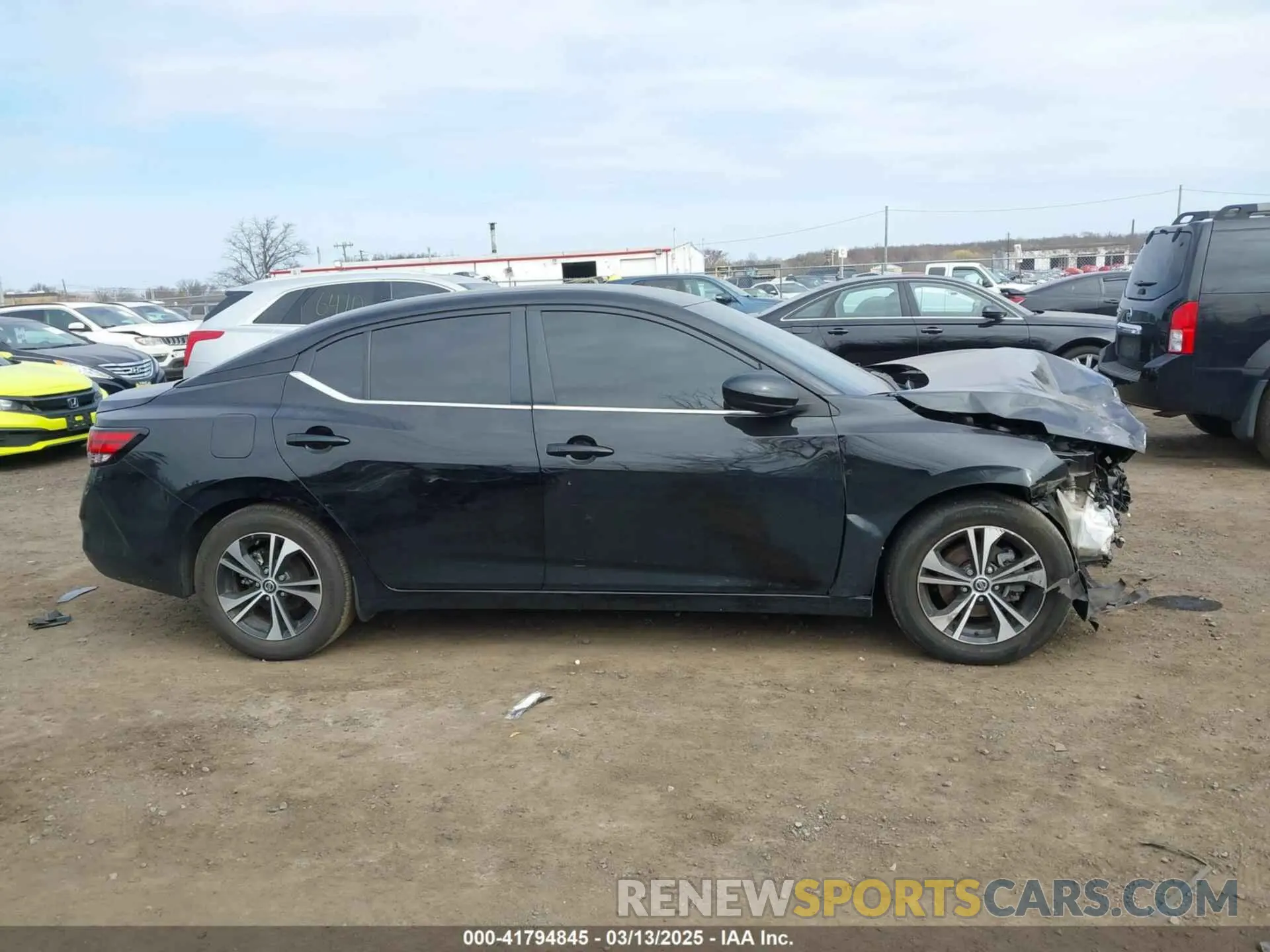 13 fotografías del automóvil dañado 3N1AB8CV6NY317771 NISSAN SENTRA 2022