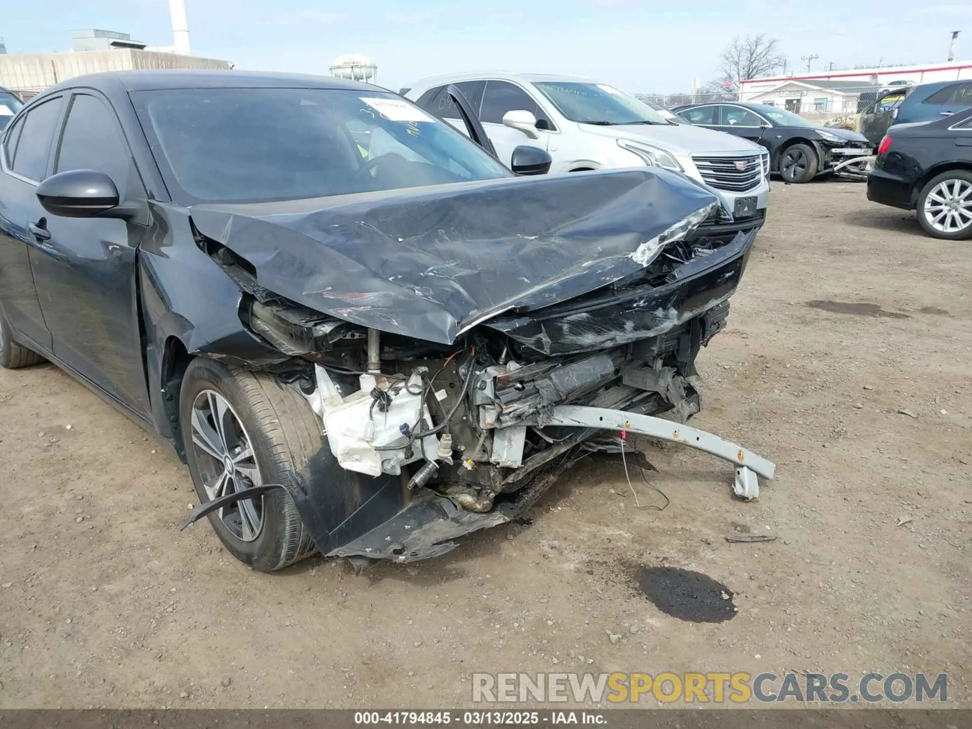 6 fotografías del automóvil dañado 3N1AB8CV6NY317771 NISSAN SENTRA 2022