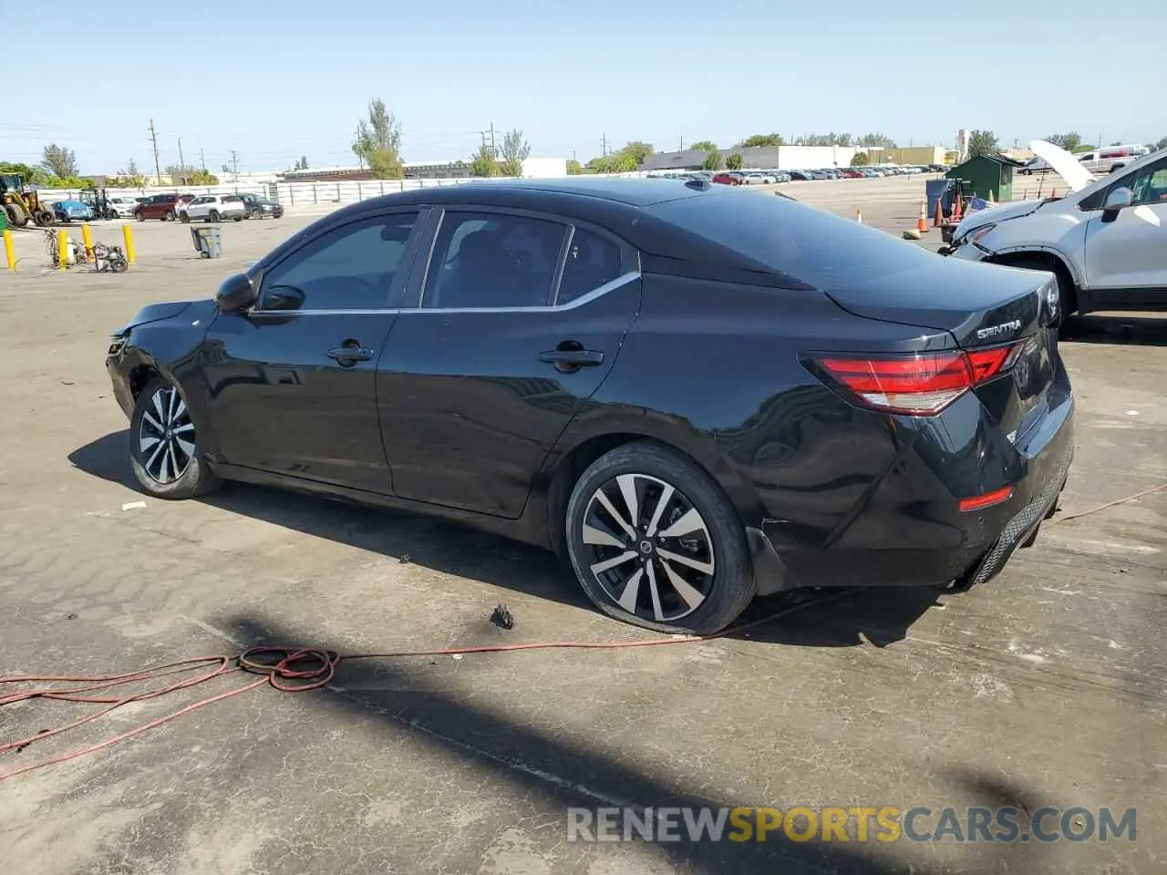 2 fotografías del automóvil dañado 3N1AB8CV7NY208297 NISSAN SENTRA 2022