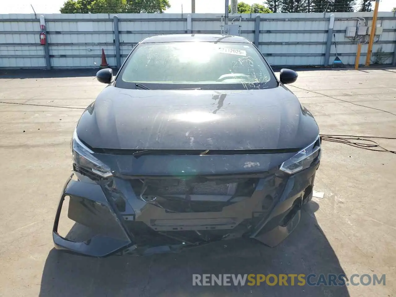 5 fotografías del automóvil dañado 3N1AB8CV7NY208297 NISSAN SENTRA 2022