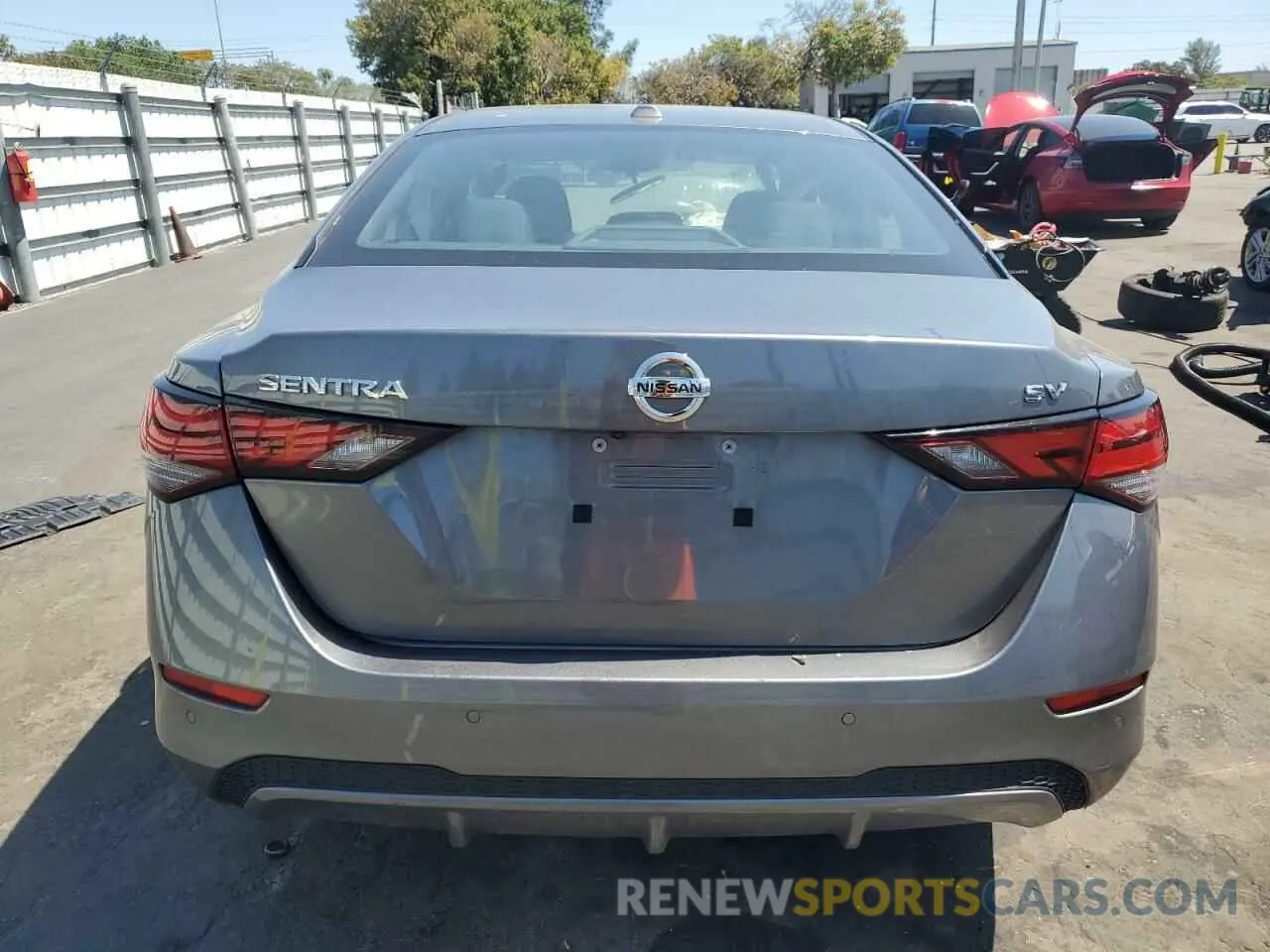 6 fotografías del automóvil dañado 3N1AB8CV7NY210034 NISSAN SENTRA 2022