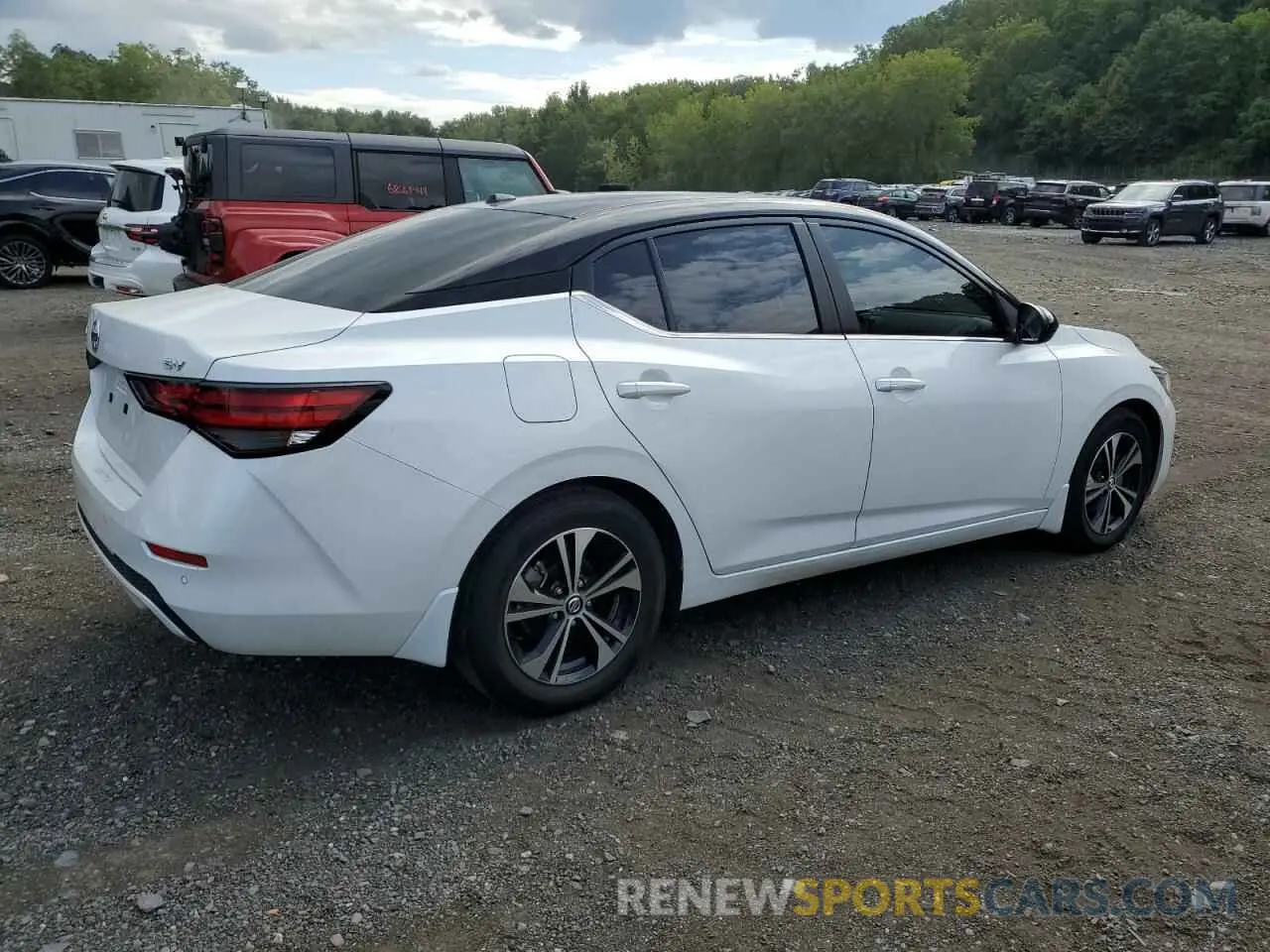 3 fotografías del automóvil dañado 3N1AB8CV7NY219459 NISSAN SENTRA 2022