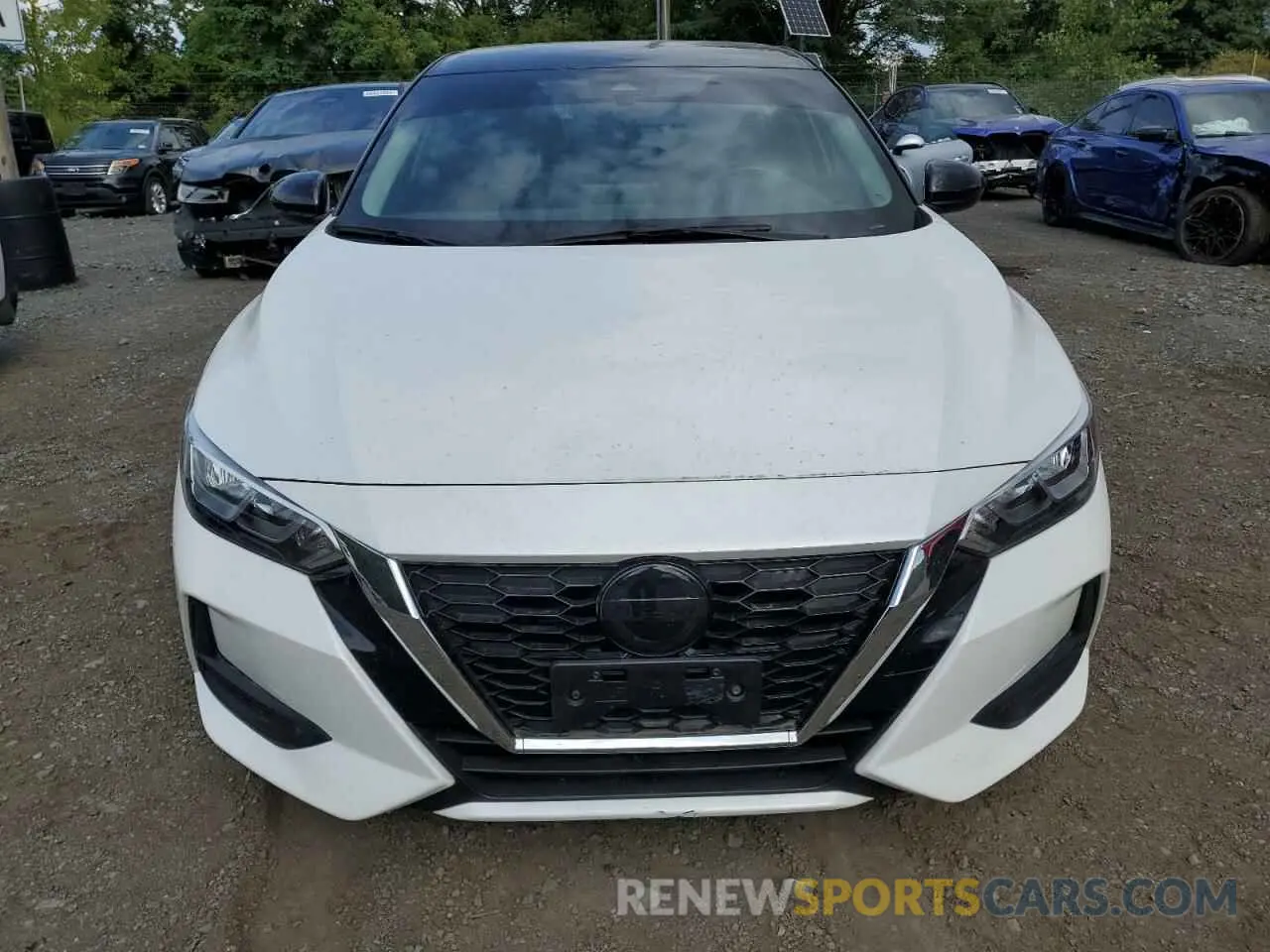 5 fotografías del automóvil dañado 3N1AB8CV7NY219459 NISSAN SENTRA 2022