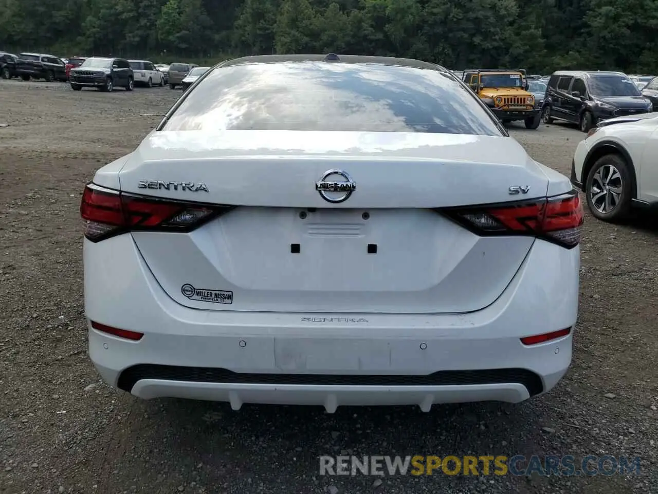 6 fotografías del automóvil dañado 3N1AB8CV7NY219459 NISSAN SENTRA 2022