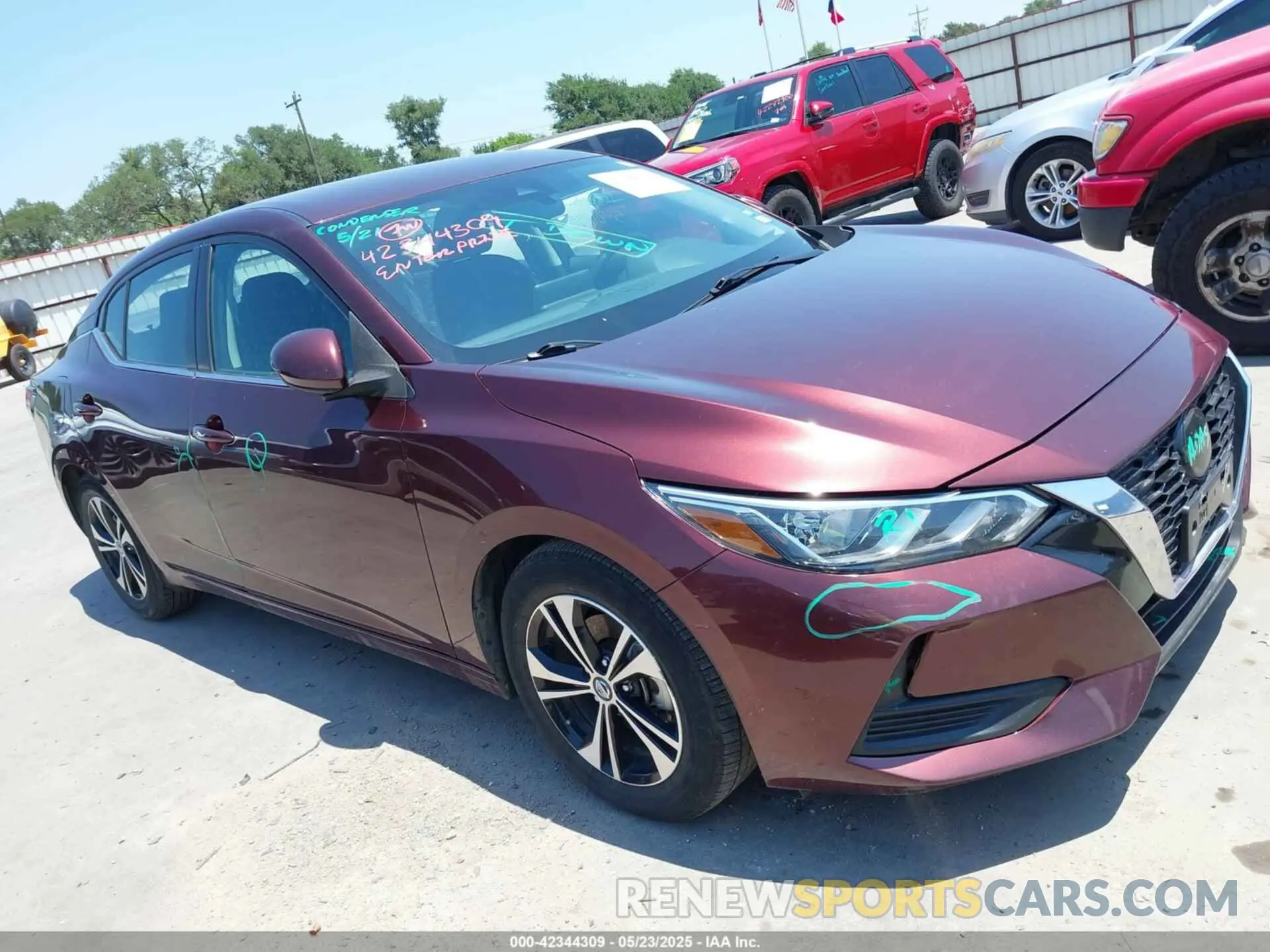 1 fotografías del automóvil dañado 3N1AB8CV7NY223432 NISSAN SENTRA 2022