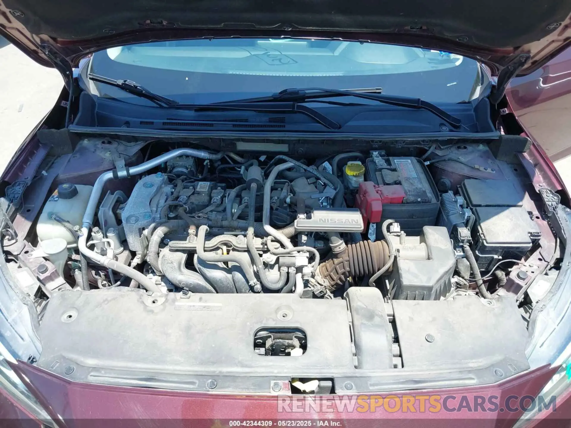 10 fotografías del automóvil dañado 3N1AB8CV7NY223432 NISSAN SENTRA 2022