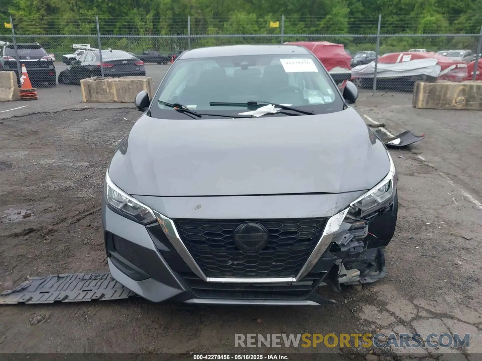 12 fotografías del automóvil dañado 3N1AB8CV7NY241087 NISSAN SENTRA 2022