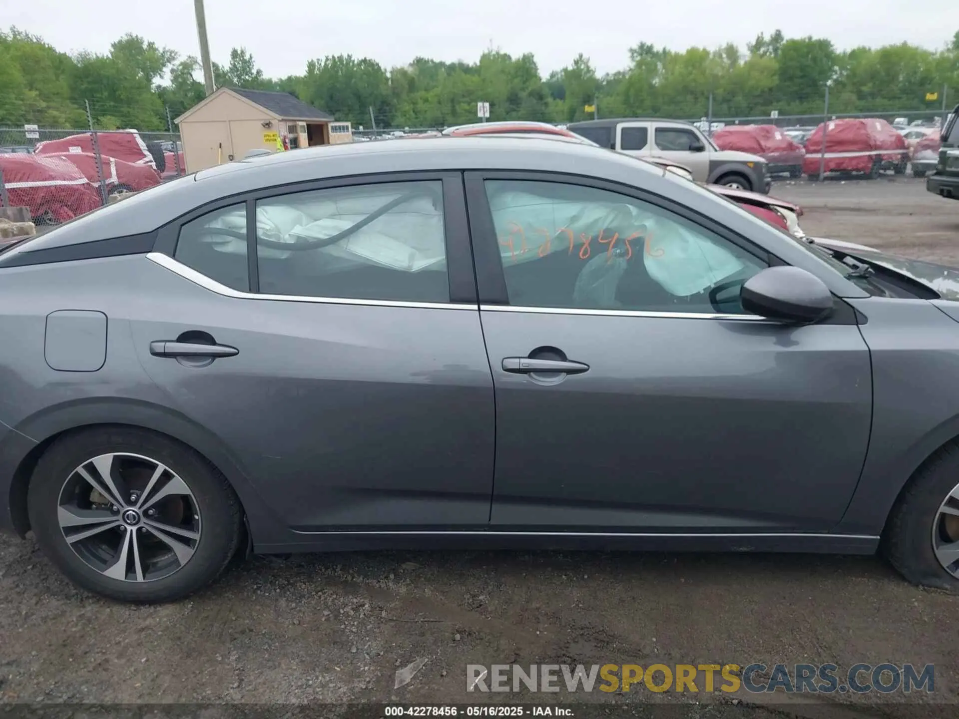 13 fotografías del automóvil dañado 3N1AB8CV7NY241087 NISSAN SENTRA 2022