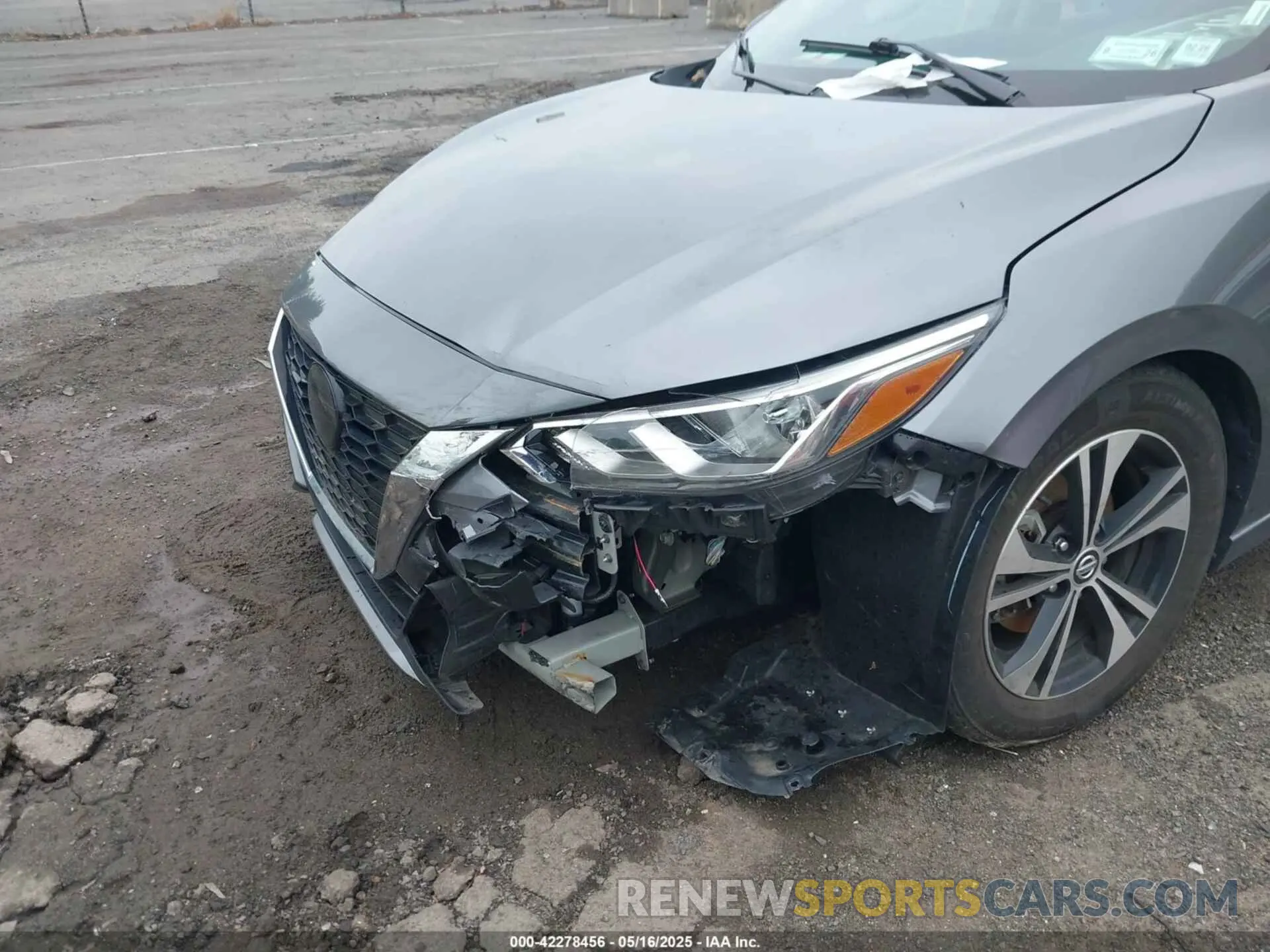 6 fotografías del automóvil dañado 3N1AB8CV7NY241087 NISSAN SENTRA 2022