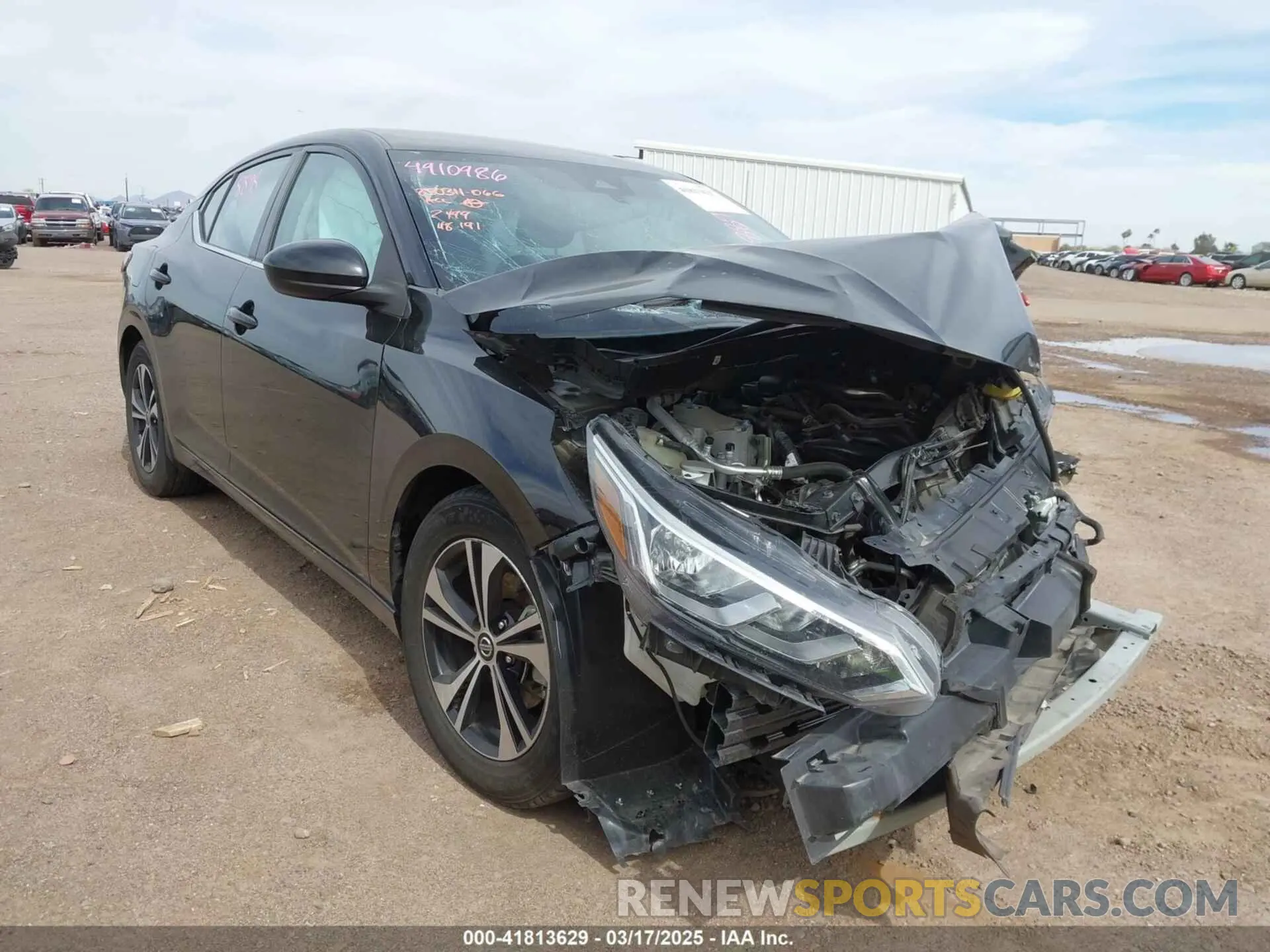 1 fotografías del automóvil dañado 3N1AB8CV7NY242899 NISSAN SENTRA 2022