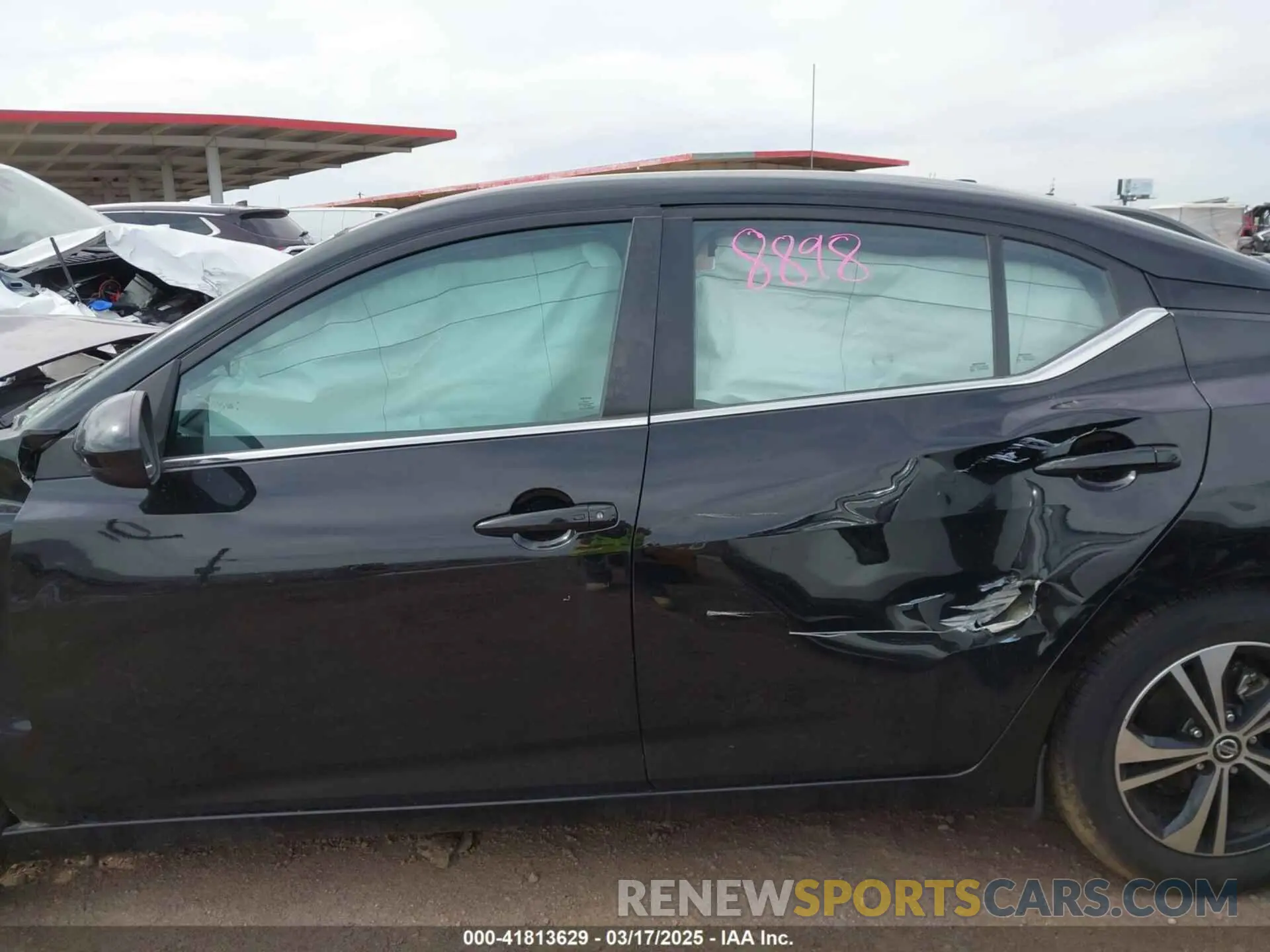 14 fotografías del automóvil dañado 3N1AB8CV7NY242899 NISSAN SENTRA 2022