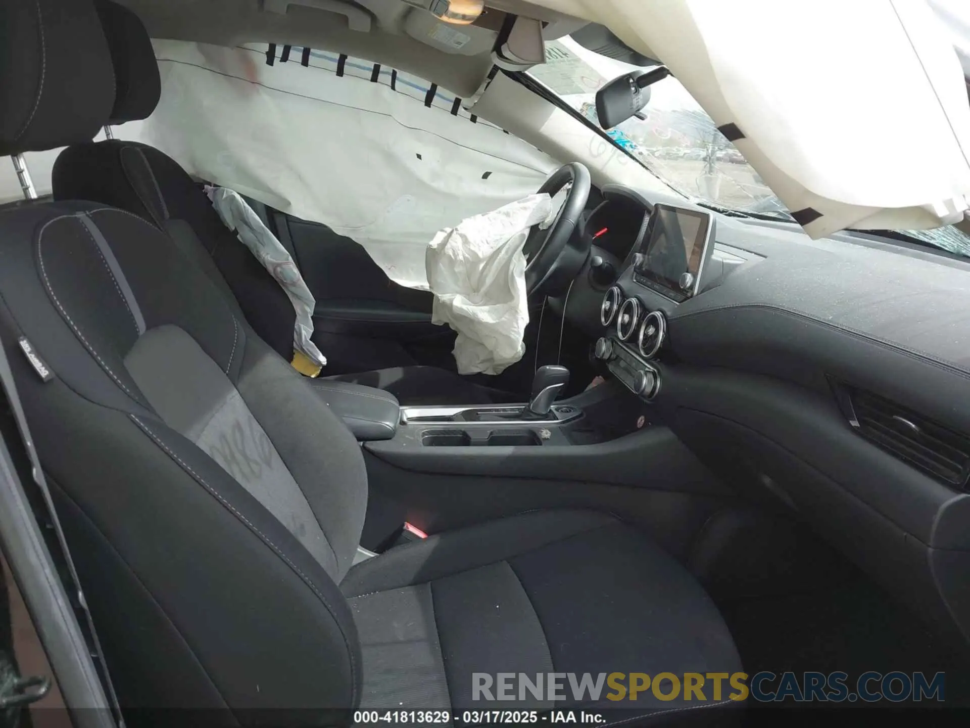 5 fotografías del automóvil dañado 3N1AB8CV7NY242899 NISSAN SENTRA 2022