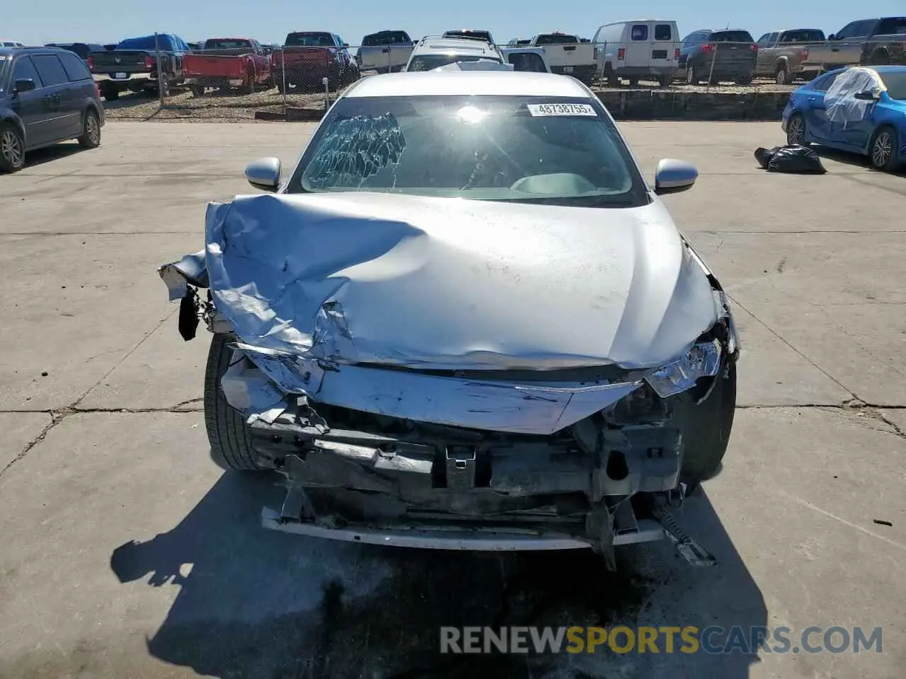 5 fotografías del automóvil dañado 3N1AB8CV7NY250100 NISSAN SENTRA 2022