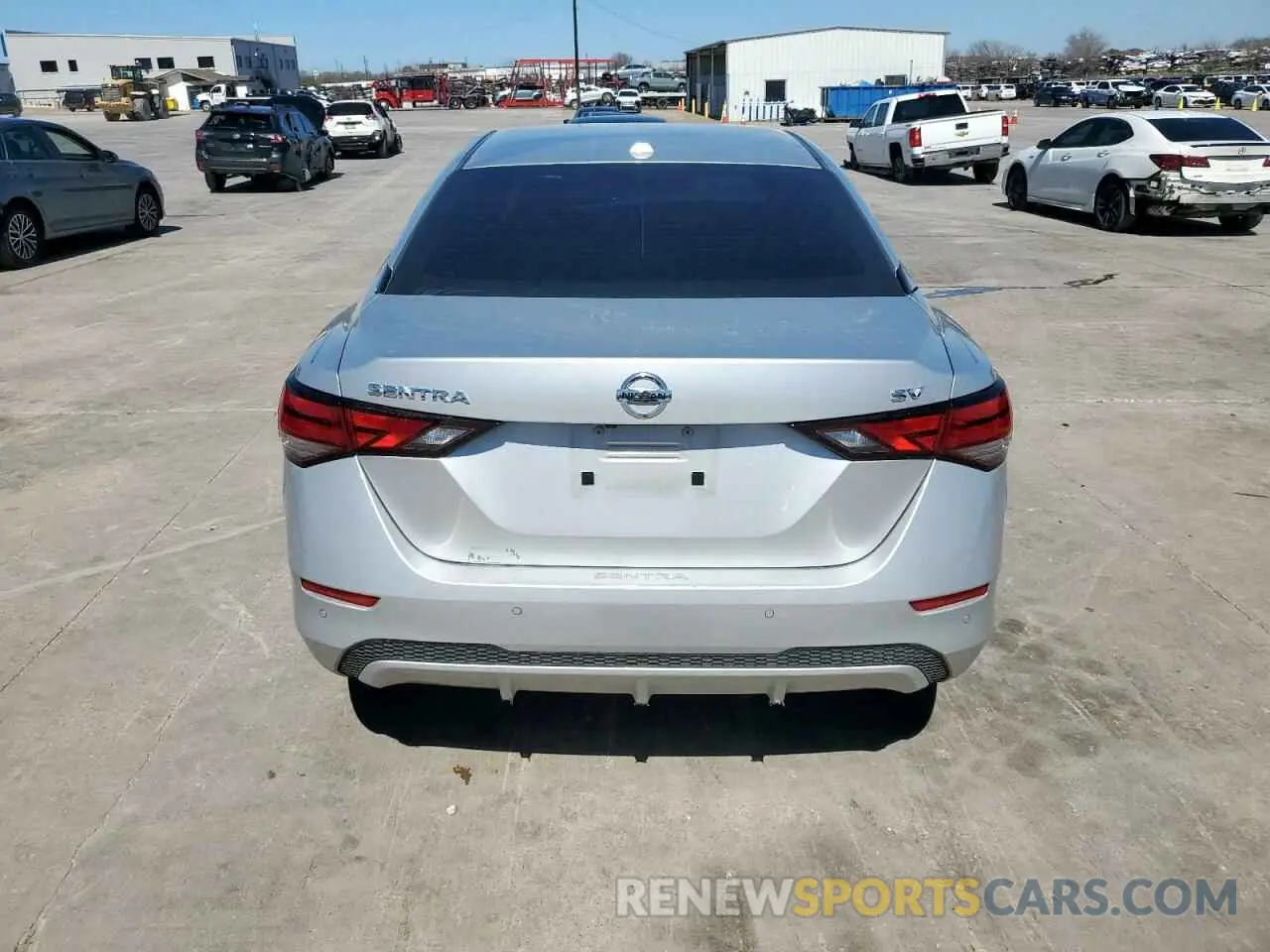 6 fotografías del automóvil dañado 3N1AB8CV7NY250100 NISSAN SENTRA 2022