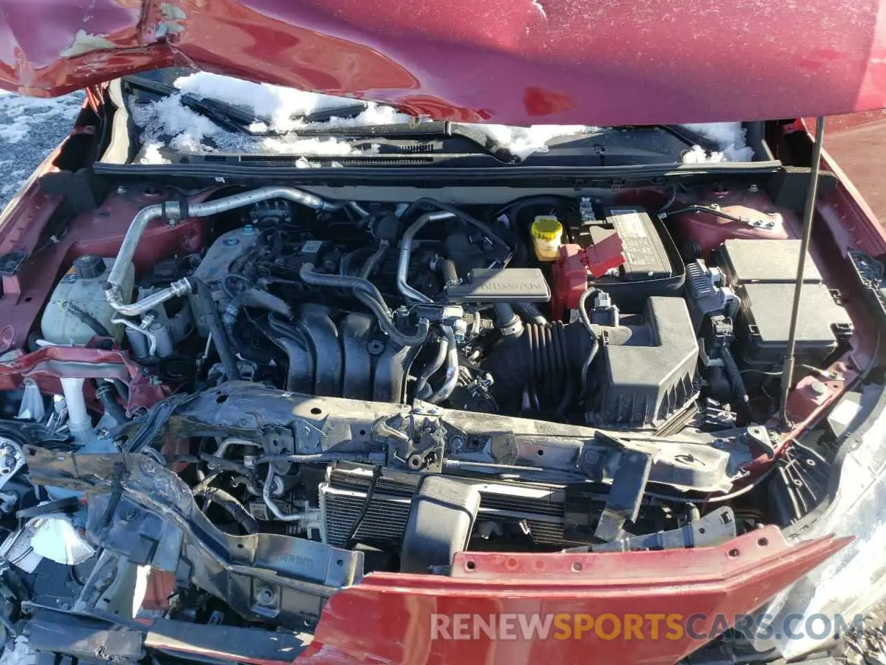 11 fotografías del automóvil dañado 3N1AB8CV7NY251750 NISSAN SENTRA 2022