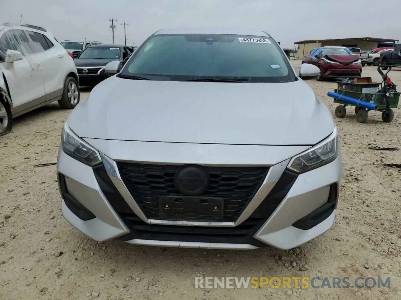 5 fotografías del automóvil dañado 3N1AB8CV7NY285025 NISSAN SENTRA 2022