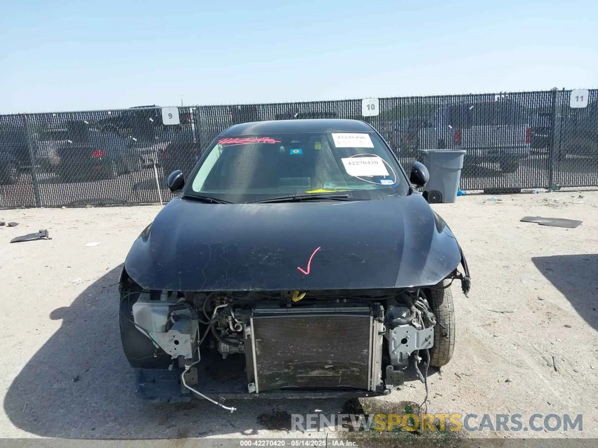 6 fotografías del automóvil dañado 3N1AB8CV7NY297756 NISSAN SENTRA 2022