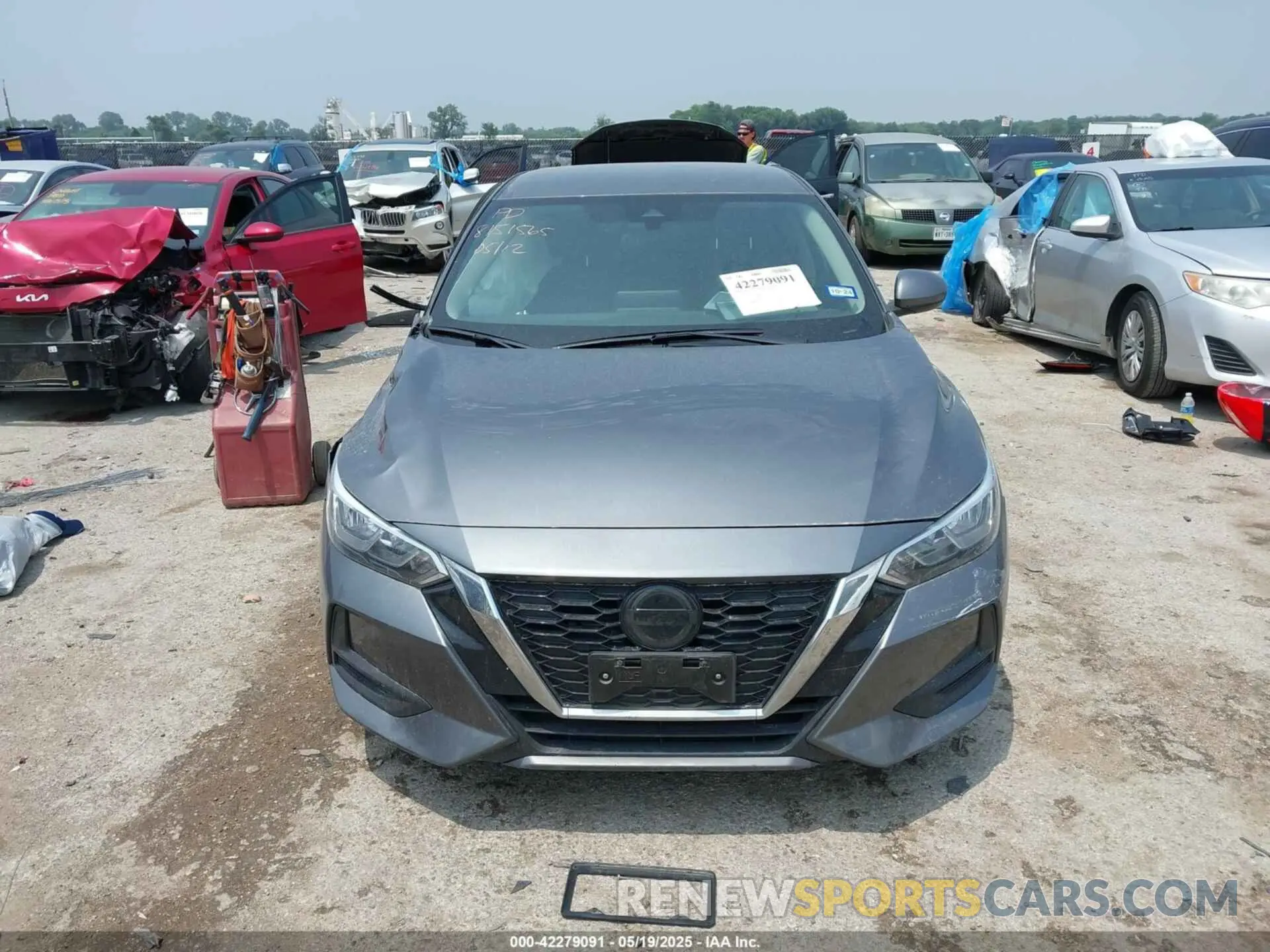 11 fotografías del automóvil dañado 3N1AB8CV7NY302115 NISSAN SENTRA 2022
