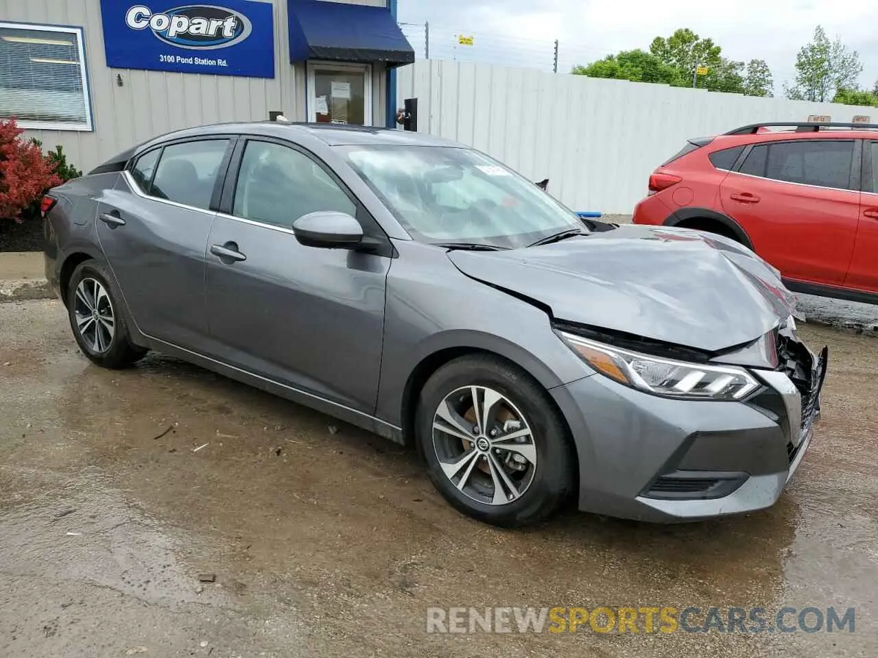 4 fotografías del automóvil dañado 3N1AB8CV7NY312112 NISSAN SENTRA 2022
