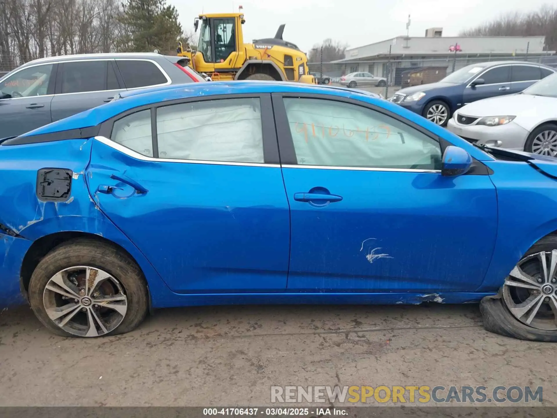 12 fotografías del automóvil dañado 3N1AB8CV7NY315978 NISSAN SENTRA 2022