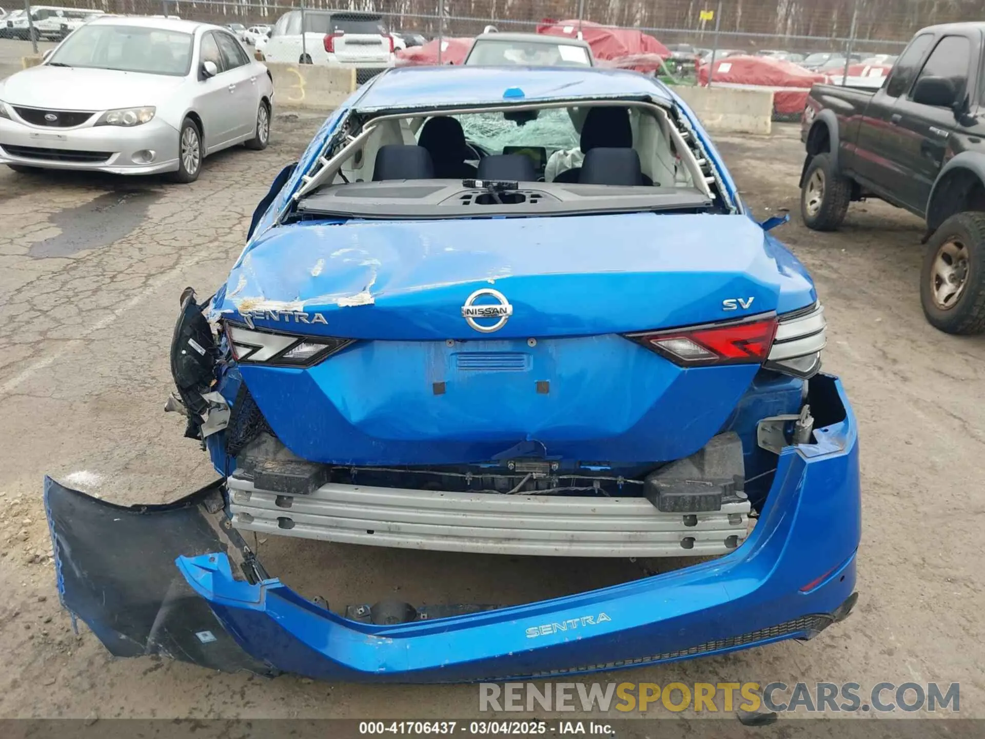 15 fotografías del automóvil dañado 3N1AB8CV7NY315978 NISSAN SENTRA 2022