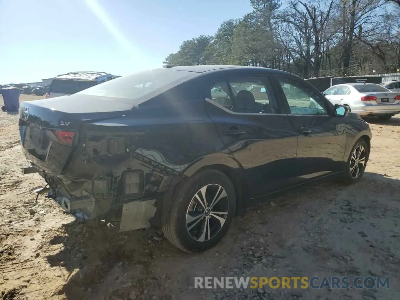 3 fotografías del automóvil dañado 3N1AB8CV7NY316306 NISSAN SENTRA 2022