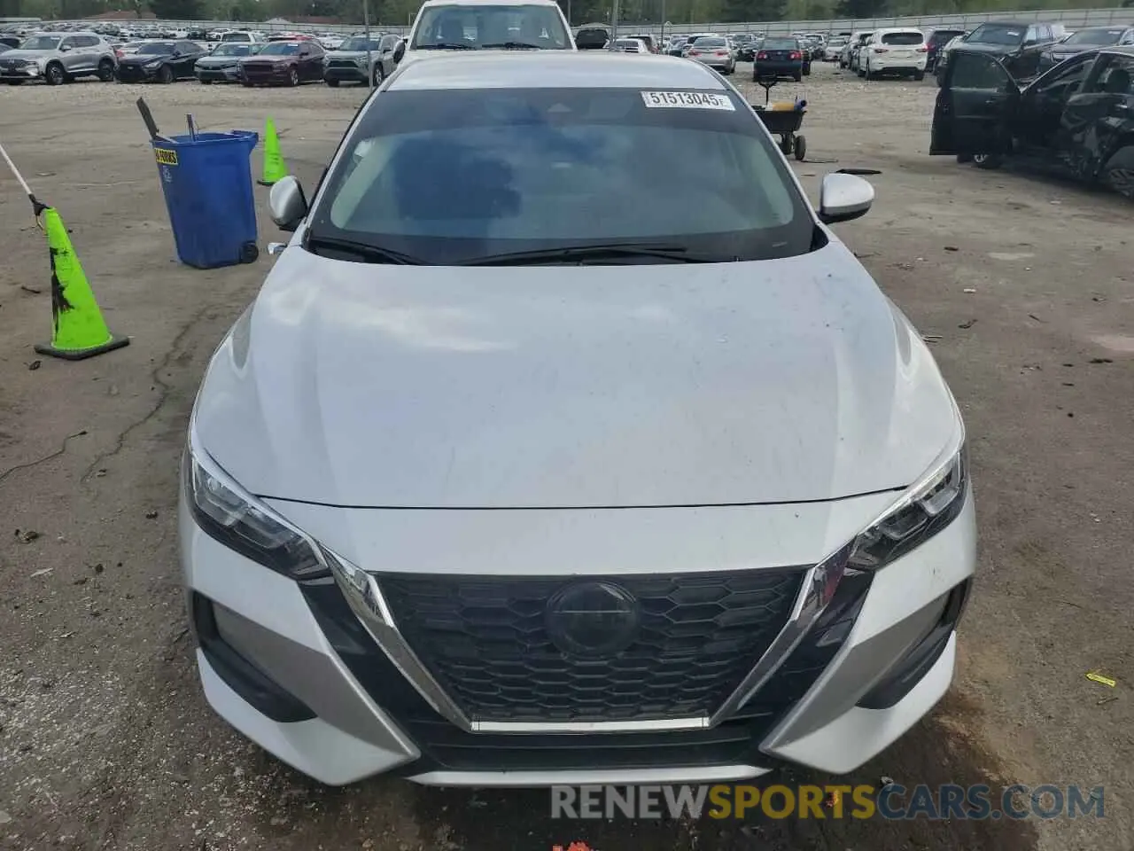 5 fotografías del automóvil dañado 3N1AB8CV7NY319691 NISSAN SENTRA 2022