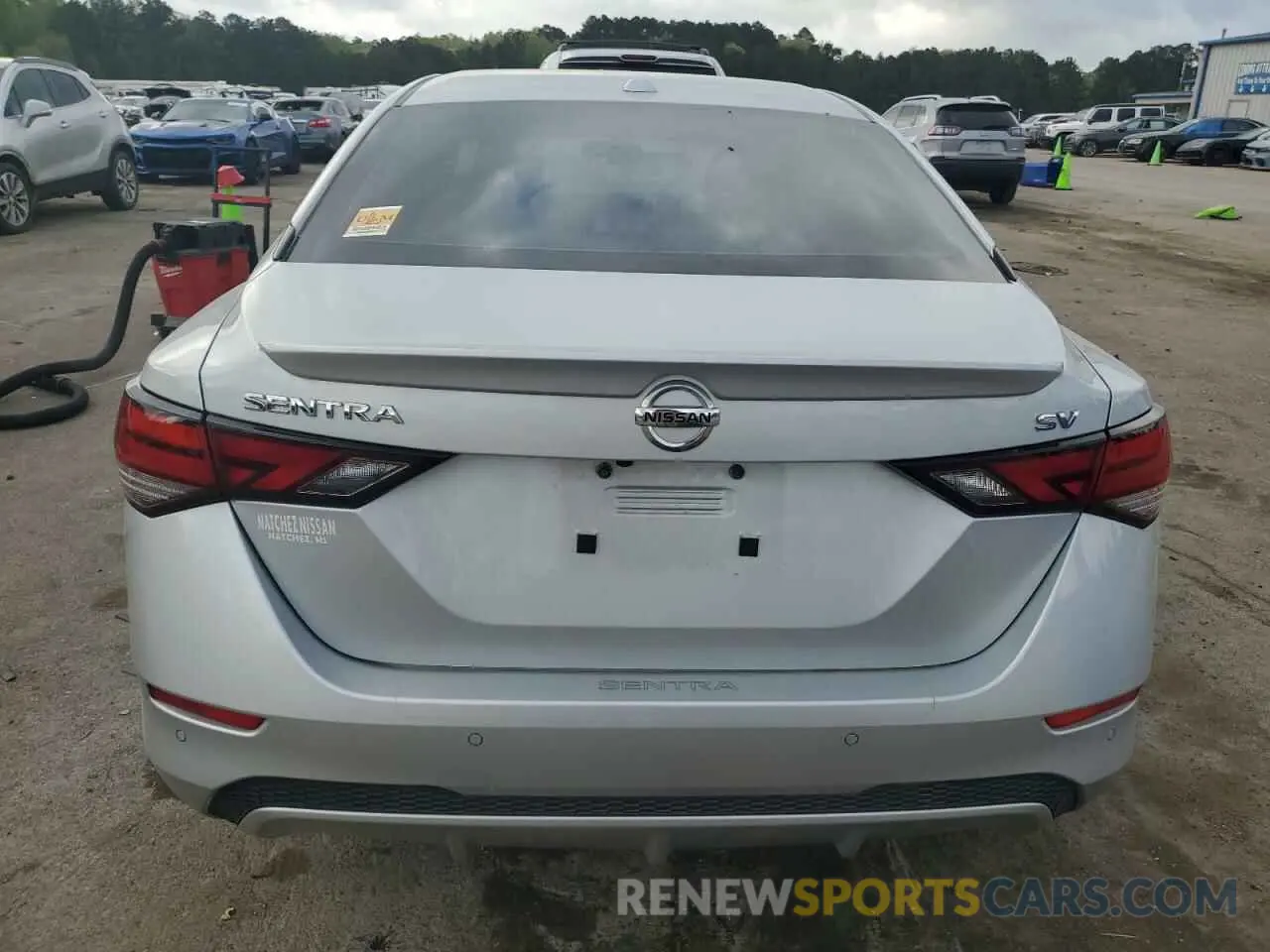 6 fotografías del automóvil dañado 3N1AB8CV7NY319691 NISSAN SENTRA 2022
