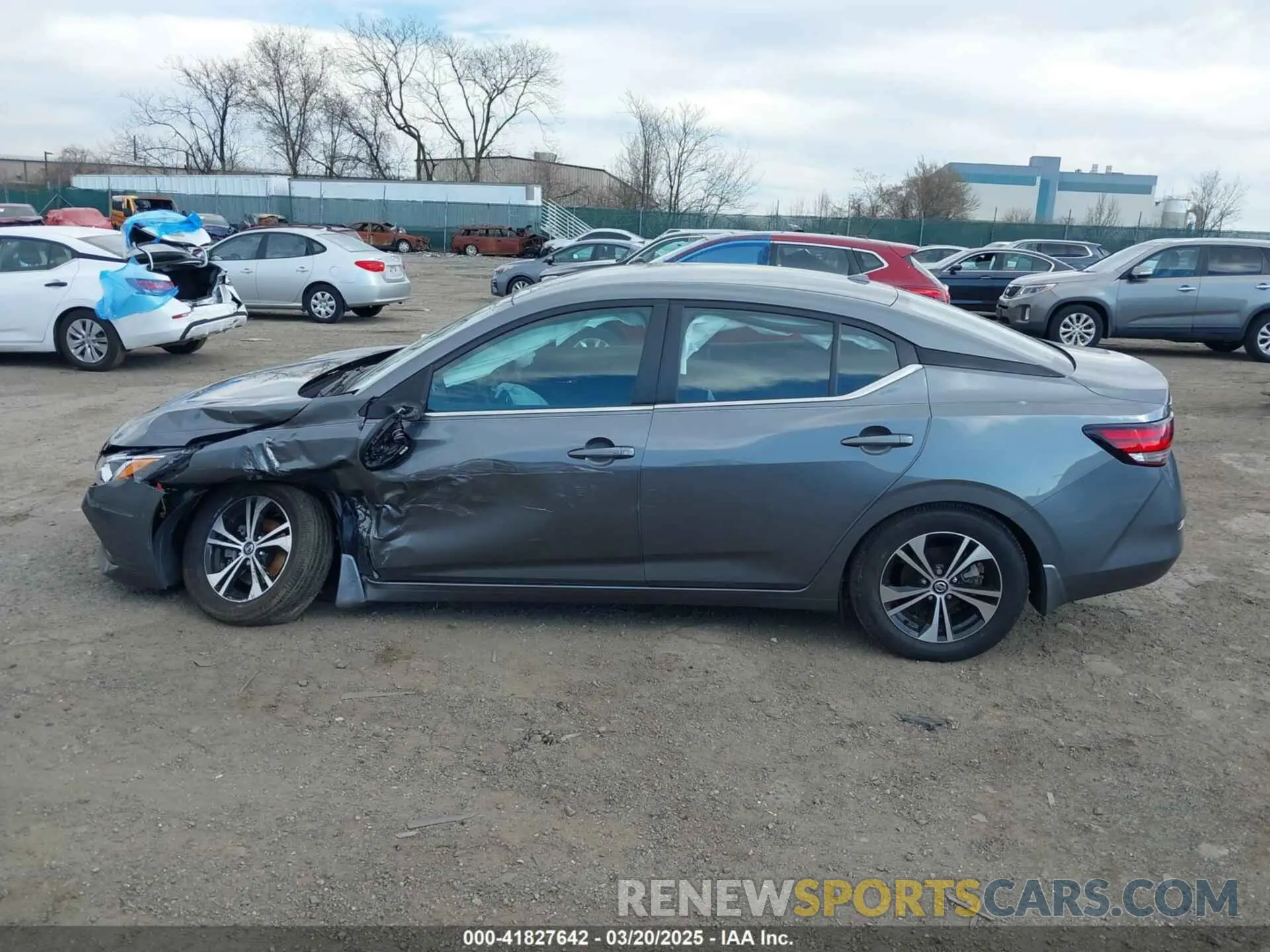 14 fotografías del automóvil dañado 3N1AB8CV8NY206624 NISSAN SENTRA 2022