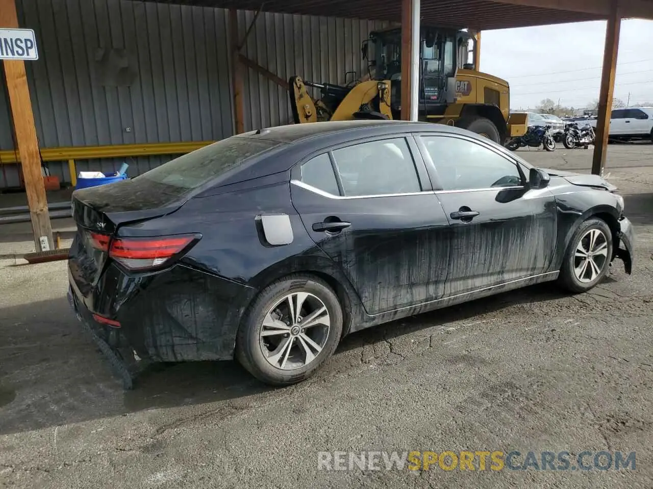 3 fotografías del automóvil dañado 3N1AB8CV8NY222516 NISSAN SENTRA 2022