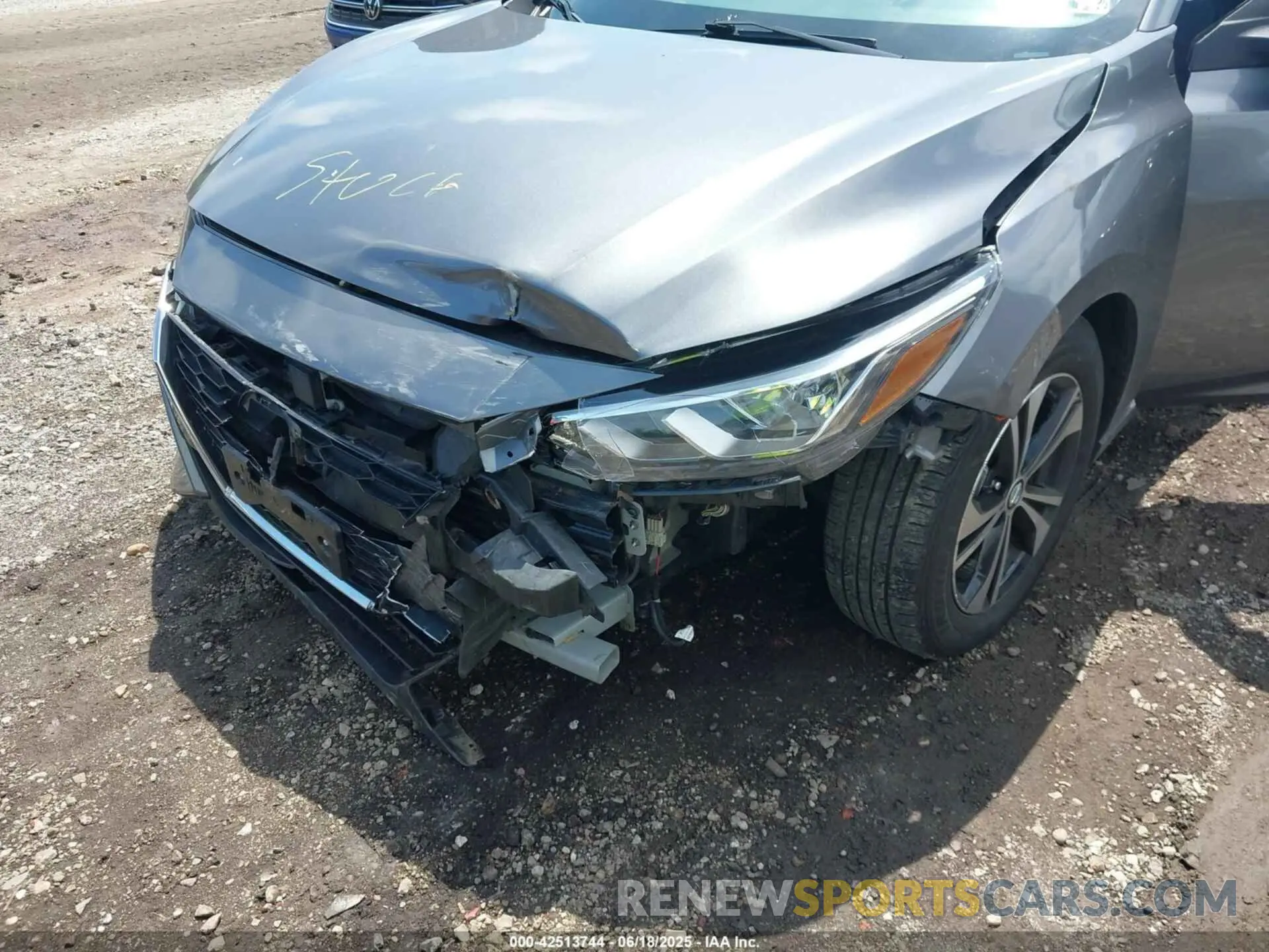 17 fotografías del automóvil dañado 3N1AB8CV8NY240997 NISSAN SENTRA 2022