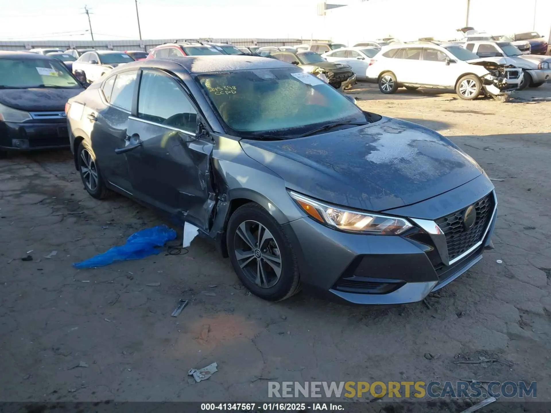 1 fotografías del automóvil dañado 3N1AB8CV8NY246427 NISSAN SENTRA 2022