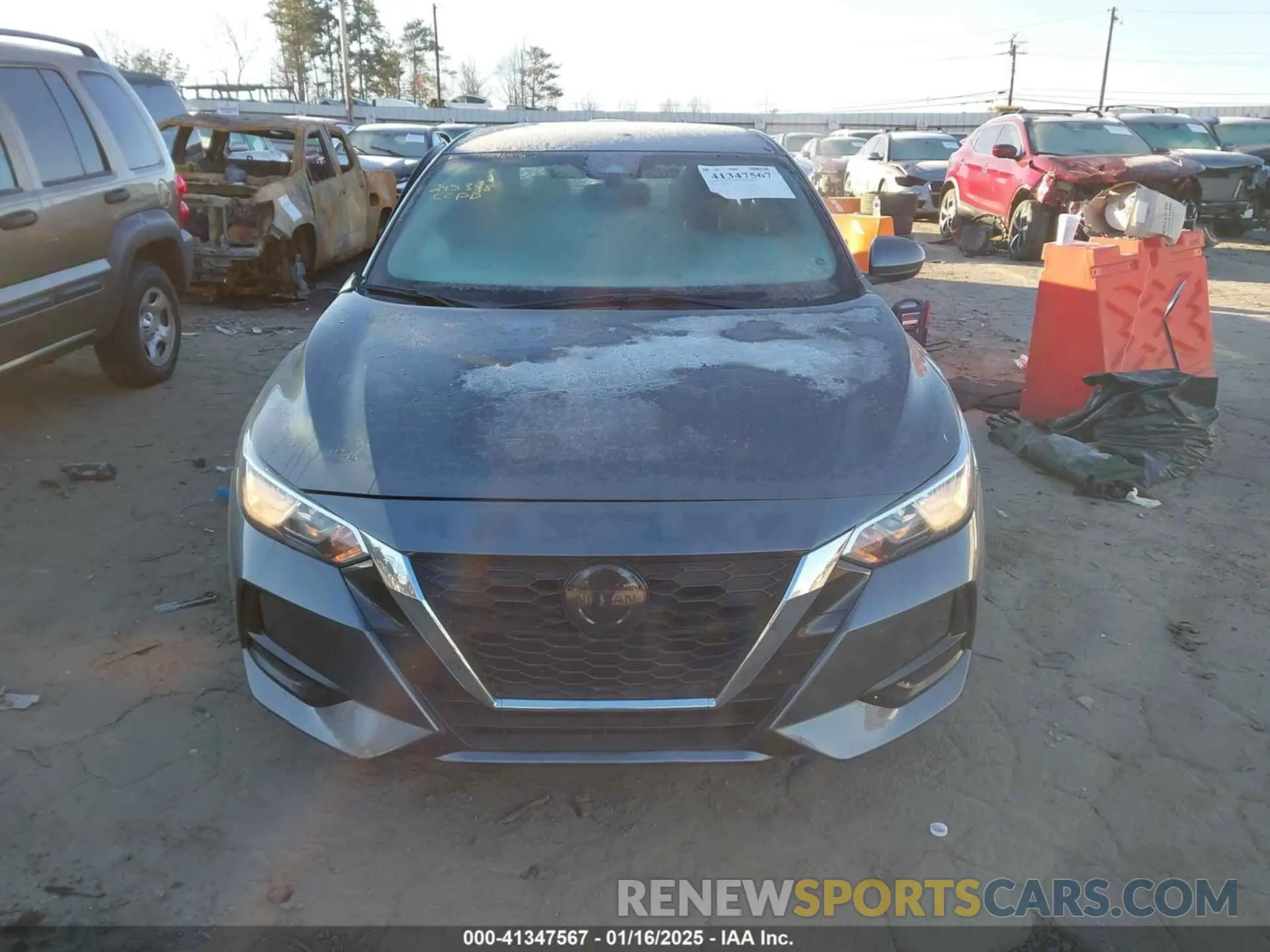 12 fotografías del automóvil dañado 3N1AB8CV8NY246427 NISSAN SENTRA 2022